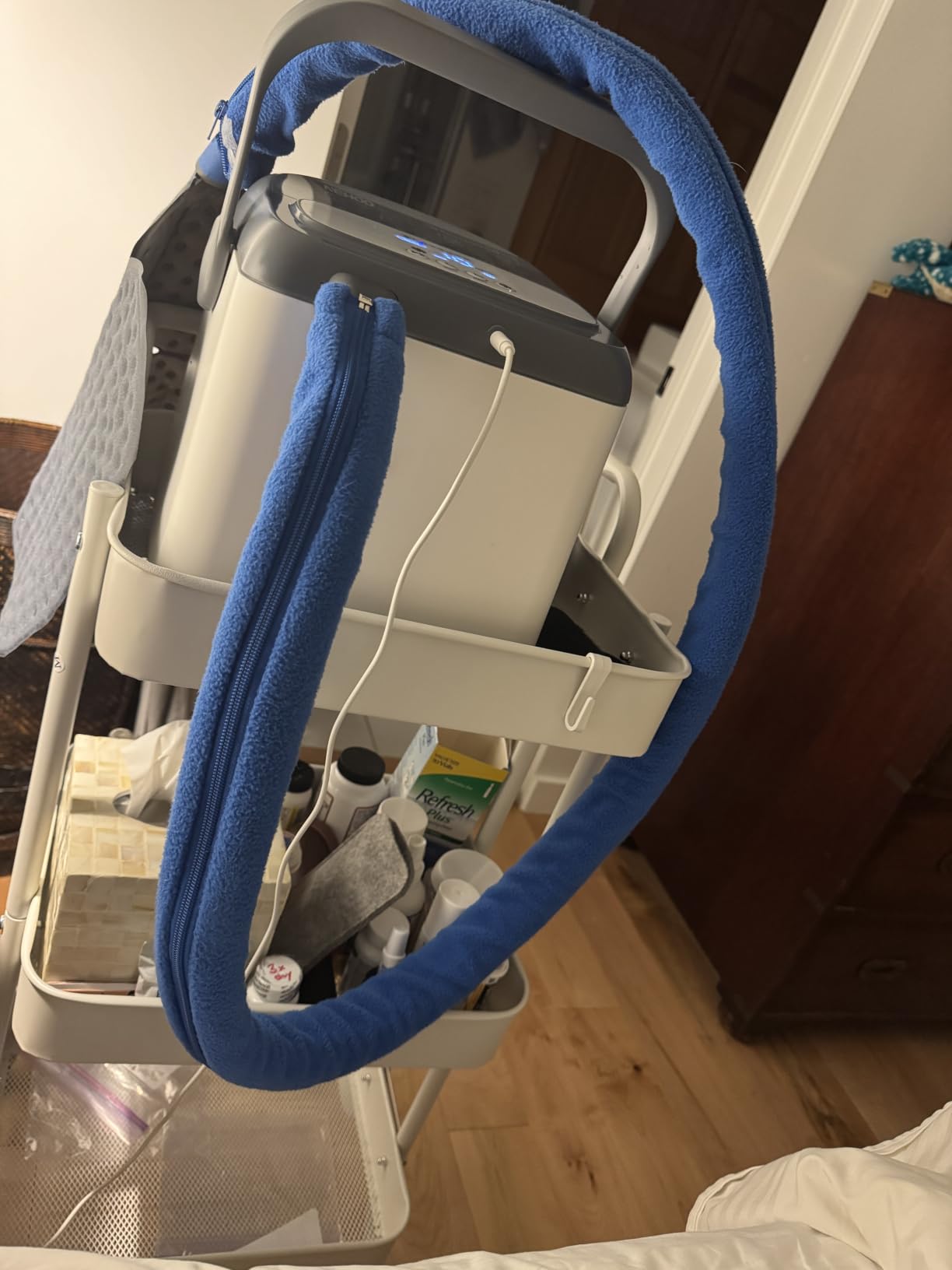 NEHOO Cold Therapy Ice Machine with Extra Large Knee/Hip Pad, Pain Relief for Post-Surgery Recovery, Programmable Compression Cryotherapy, Continuous Ice Circulation for Faster Swelling Reduction customer photo 2