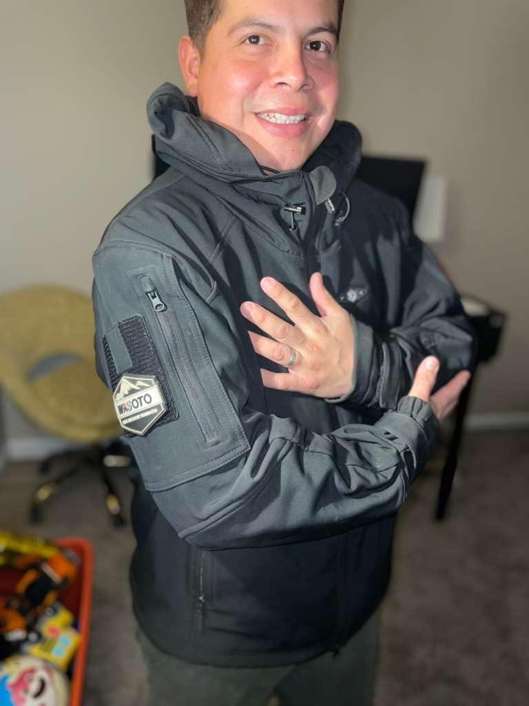 WASOTO Heated Jackets for Men with 18400mAh Battery Pack Included Windproof Waterproof for Snowboarding customer photo 2