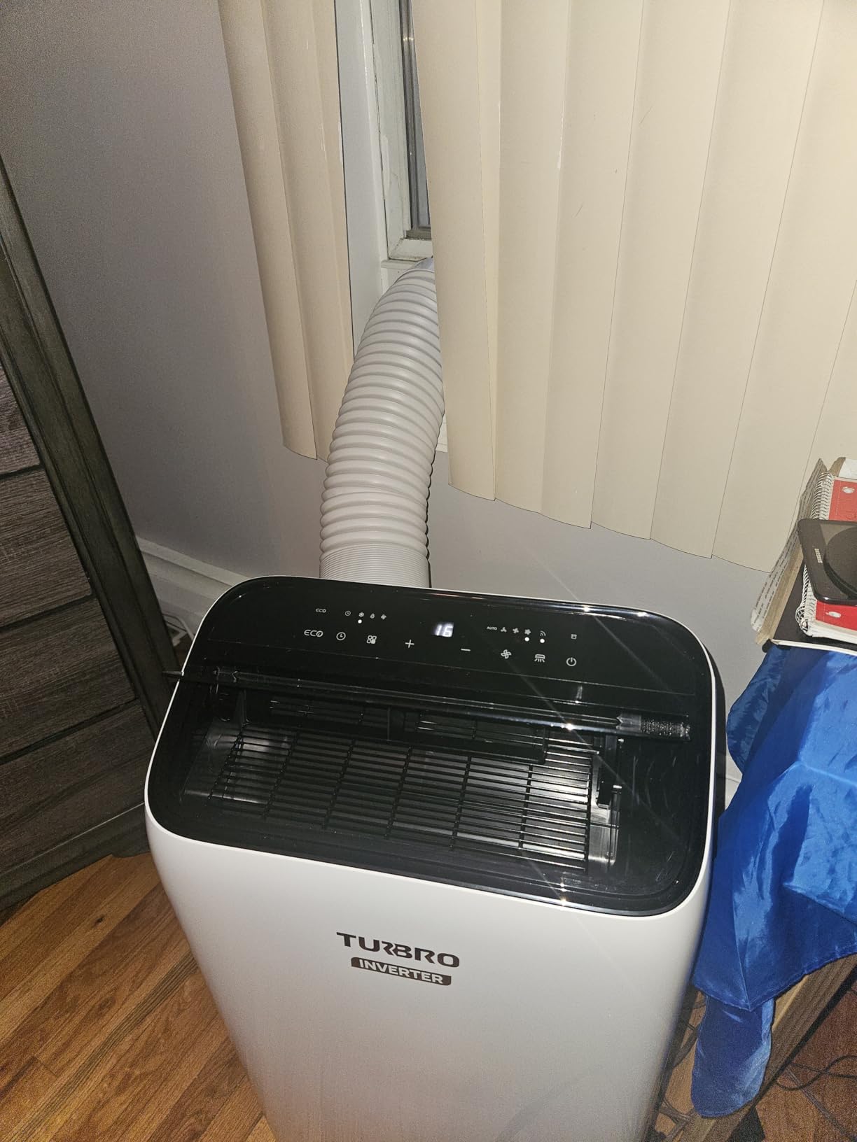 TURBRO Greenland 14,000 BTU Inverter Portable Air Conditioner, High Efficiency, Quiet Operation, Cools Up to 600 Sq. Ft., Dehumidifier & Fan, with Remote, WiFi, and Alexa/Google Assistant customer photo 2
