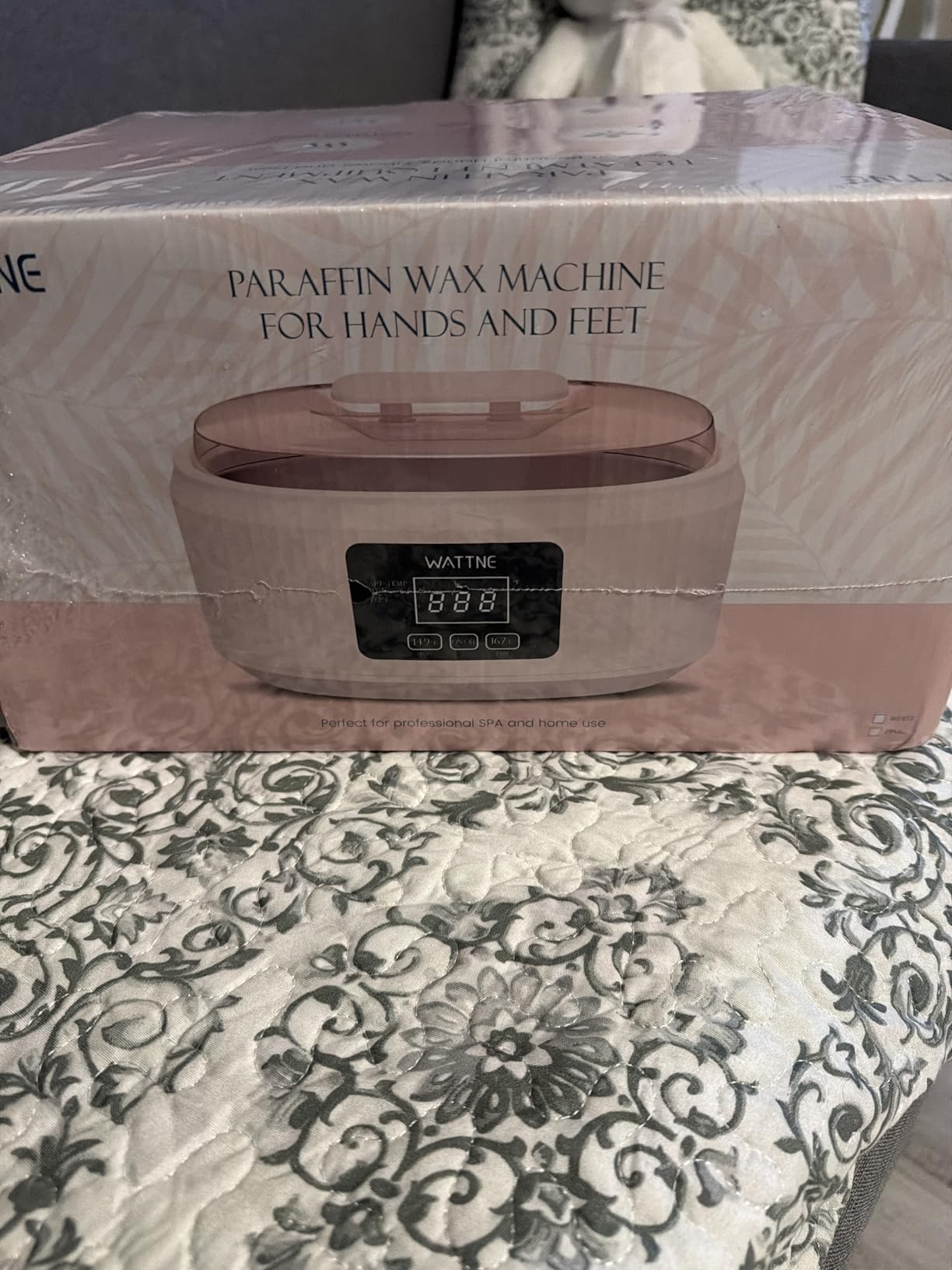Wattne Paraffin Wax Machine for Hands and Feet, 3500ml Paraffin Wax Warmer with Timer & Keep Warm, Paraffin Wax Bath Moisturizing Kit for Arthritis, Dry Skin Care, Home Spa-Black customer photo 1