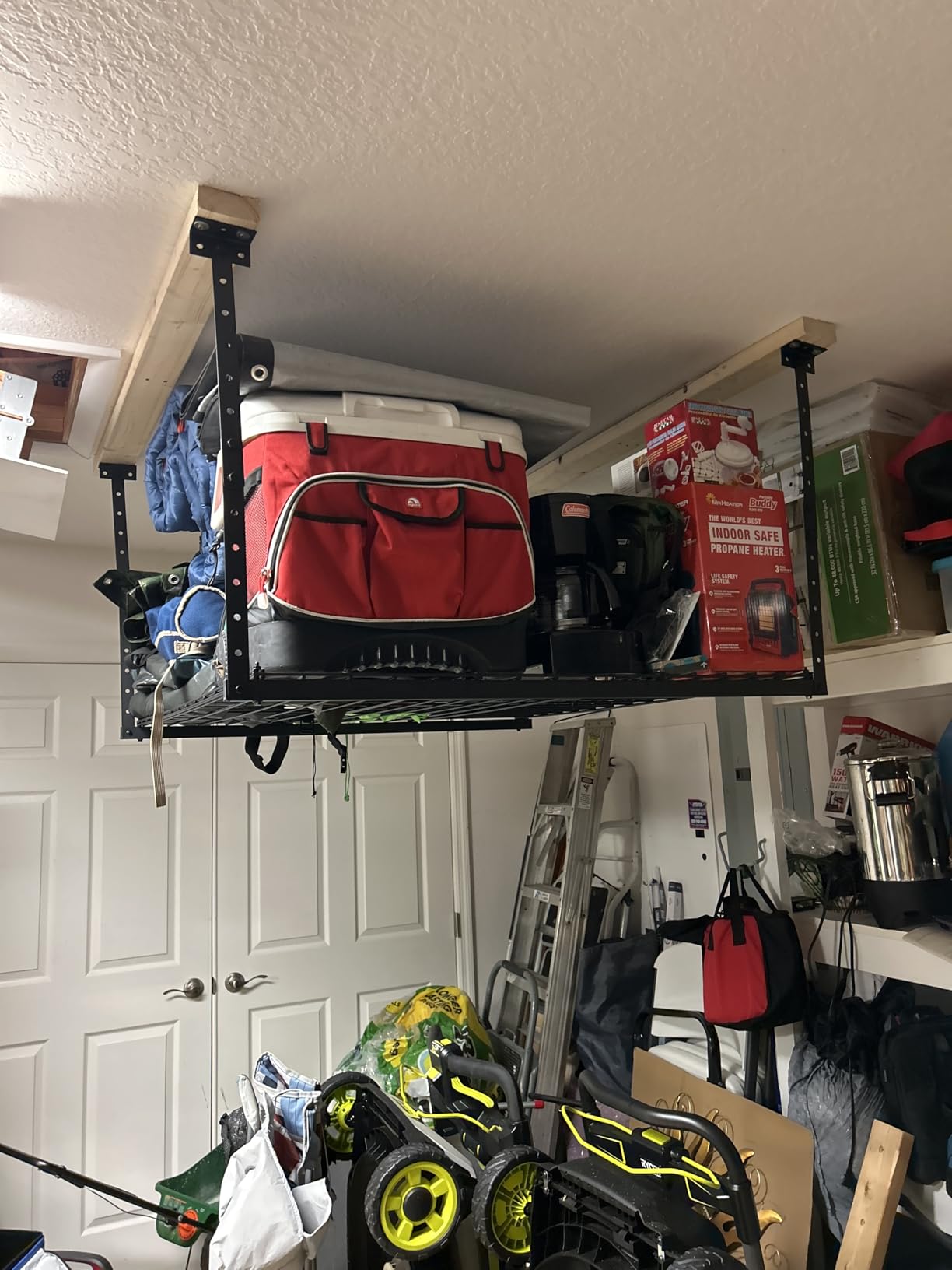 3X8FT Overhead Garage Storage Rack 750LBS Capacity, 26
