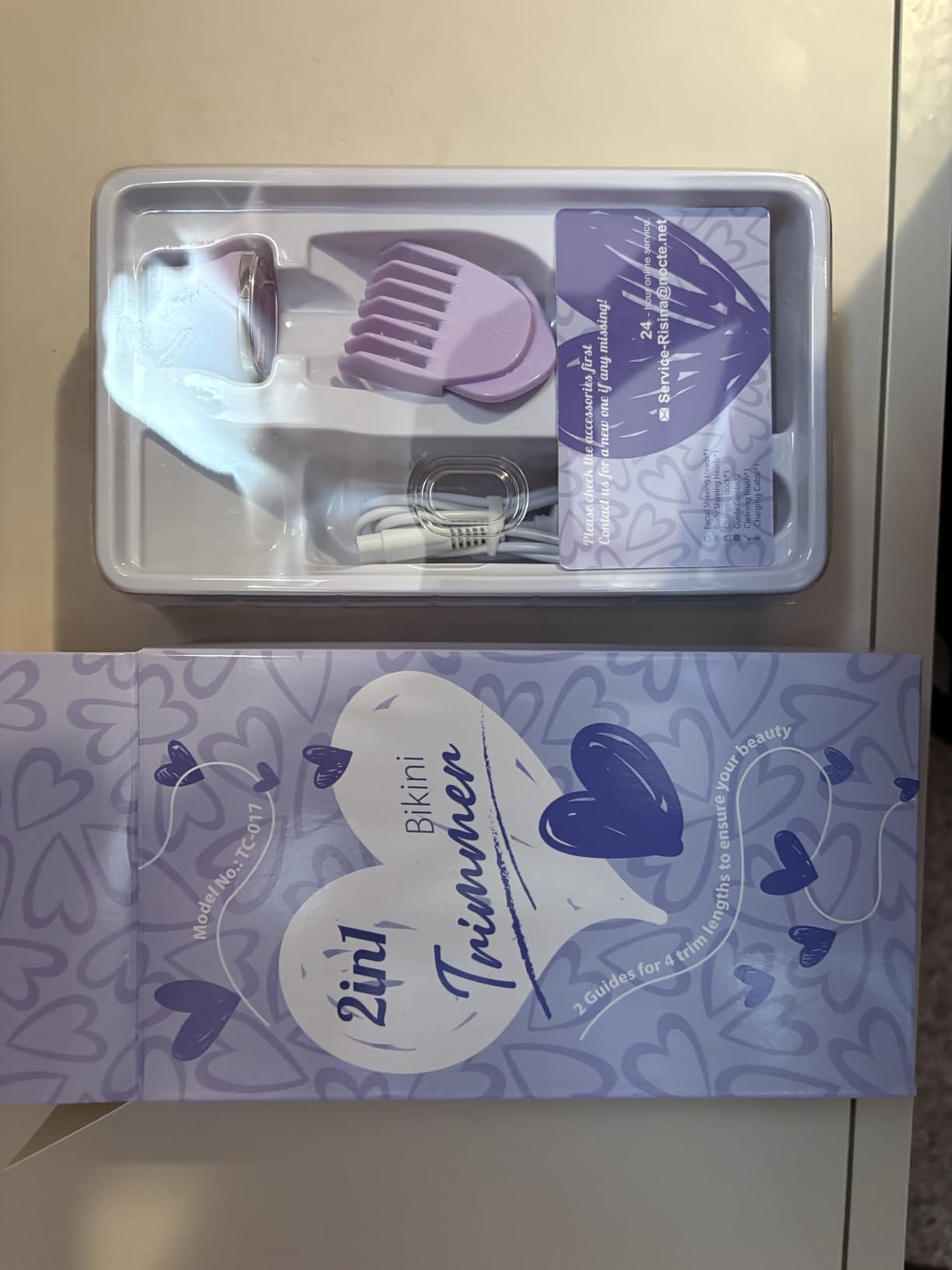 Risina 3-in-1 Bikini Trimmer for Women, Razors for Shaving, Body Shaver customer photo 2