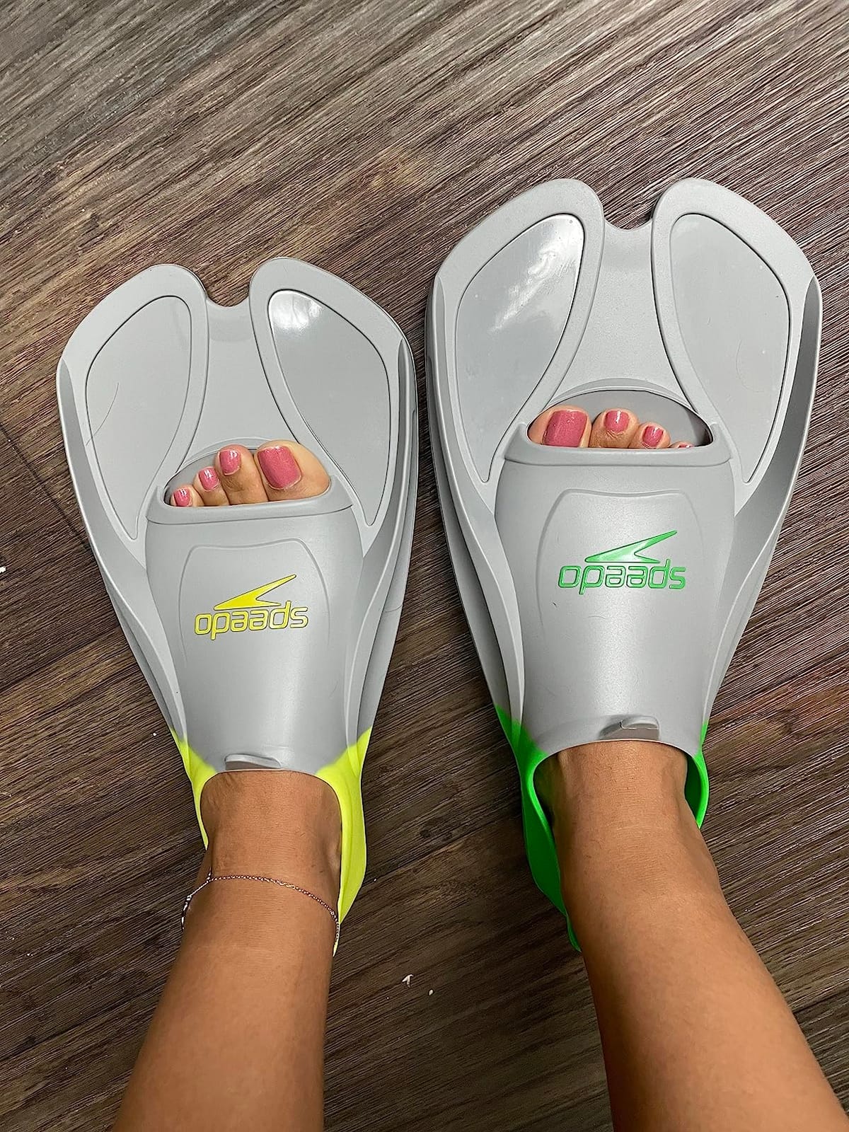 Speedo Unisex-Adult Swim Training Fins Silicone customer photo 2