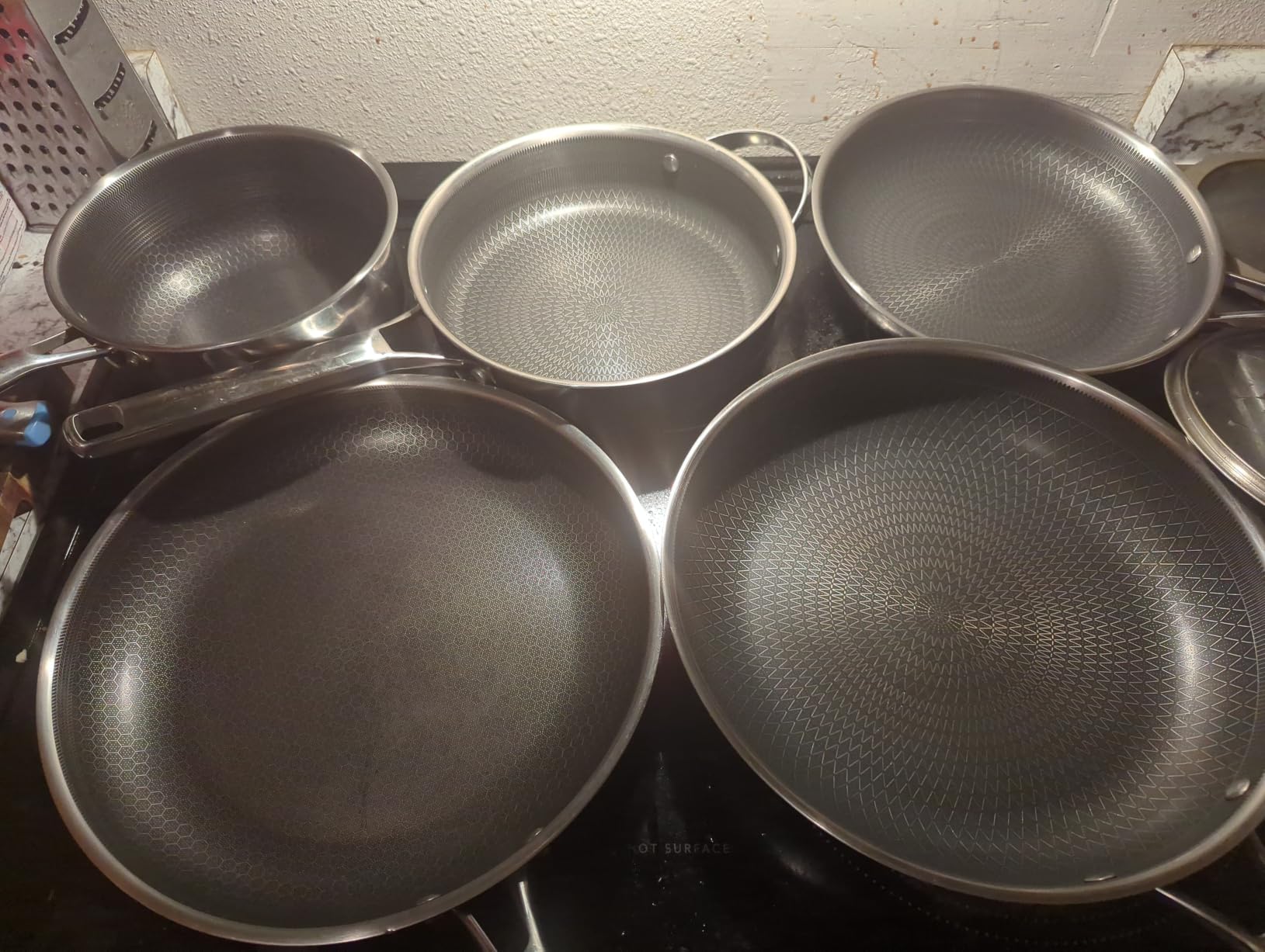 Pots and Pans Set Hybrid Stainless Steel, 17PC Nonstick Cookware Set customer photo 2