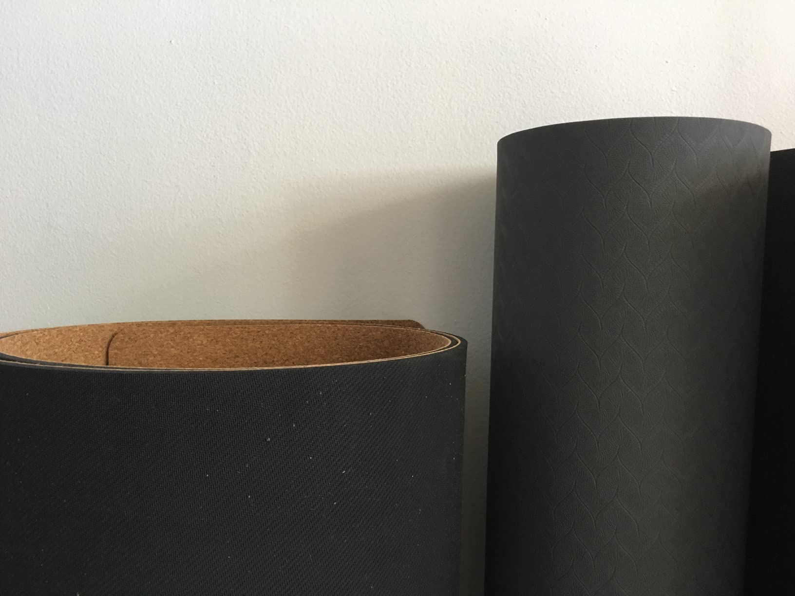 Luxury Cork Yoga Mat - Non Slip, Extra Thick Grip. Extra Large & Long. More Comfort and Support. Tough Enough For Hot Yoga. Cork + Natural Rubber, Non Toxic and Eco Friendly. Optional Alignment Lines. customer photo 1
