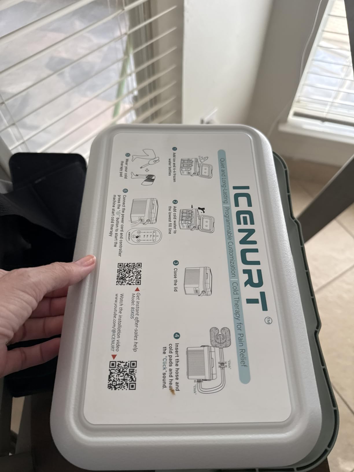 Programmable Timer Ice Machine for Knee After Surgery w/Quiet Pump customer photo 1