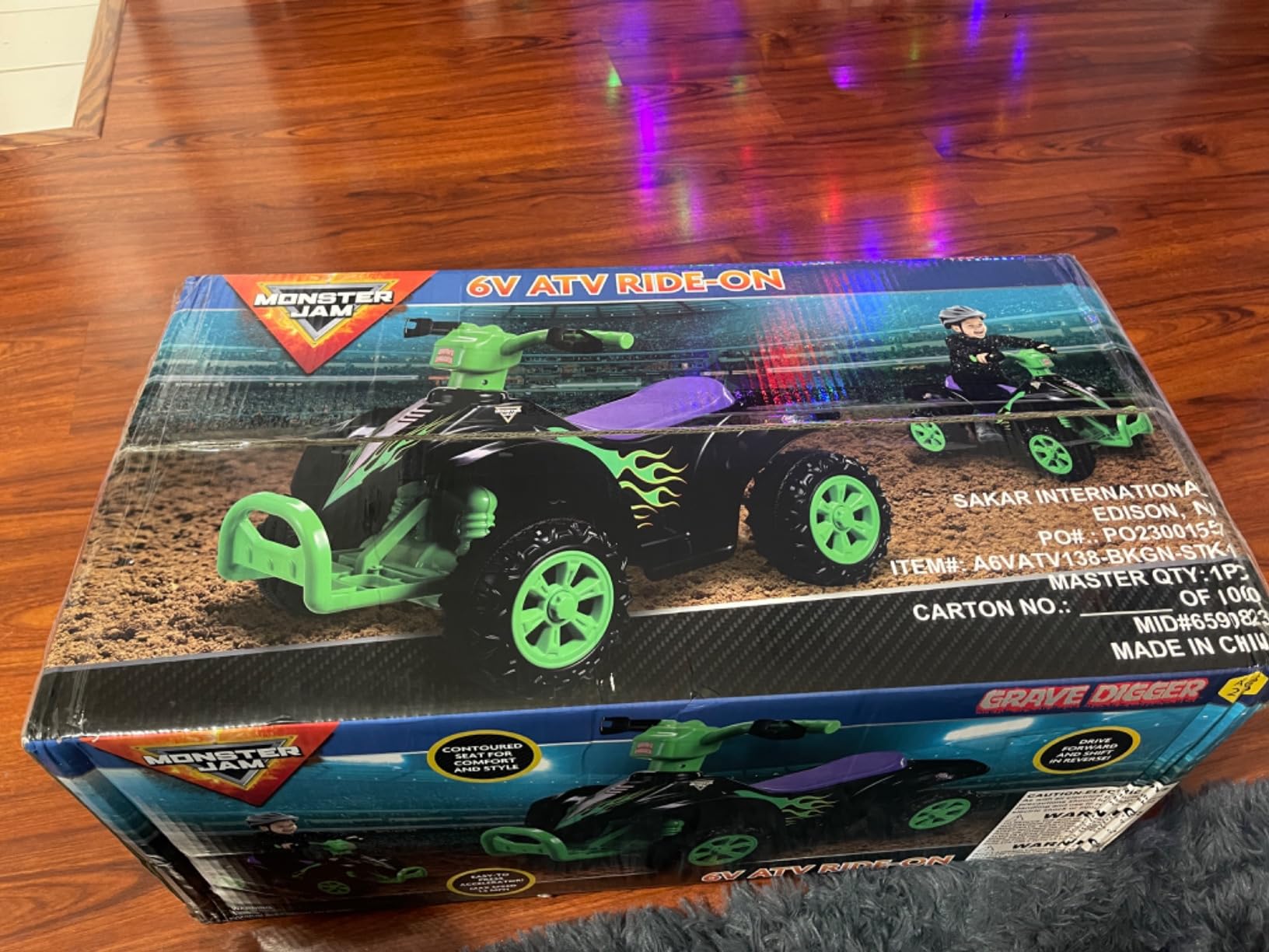 Tonka - 6V Kids Ride-On ATV with Rechargeable Battery and Reverse Drive customer photo 2