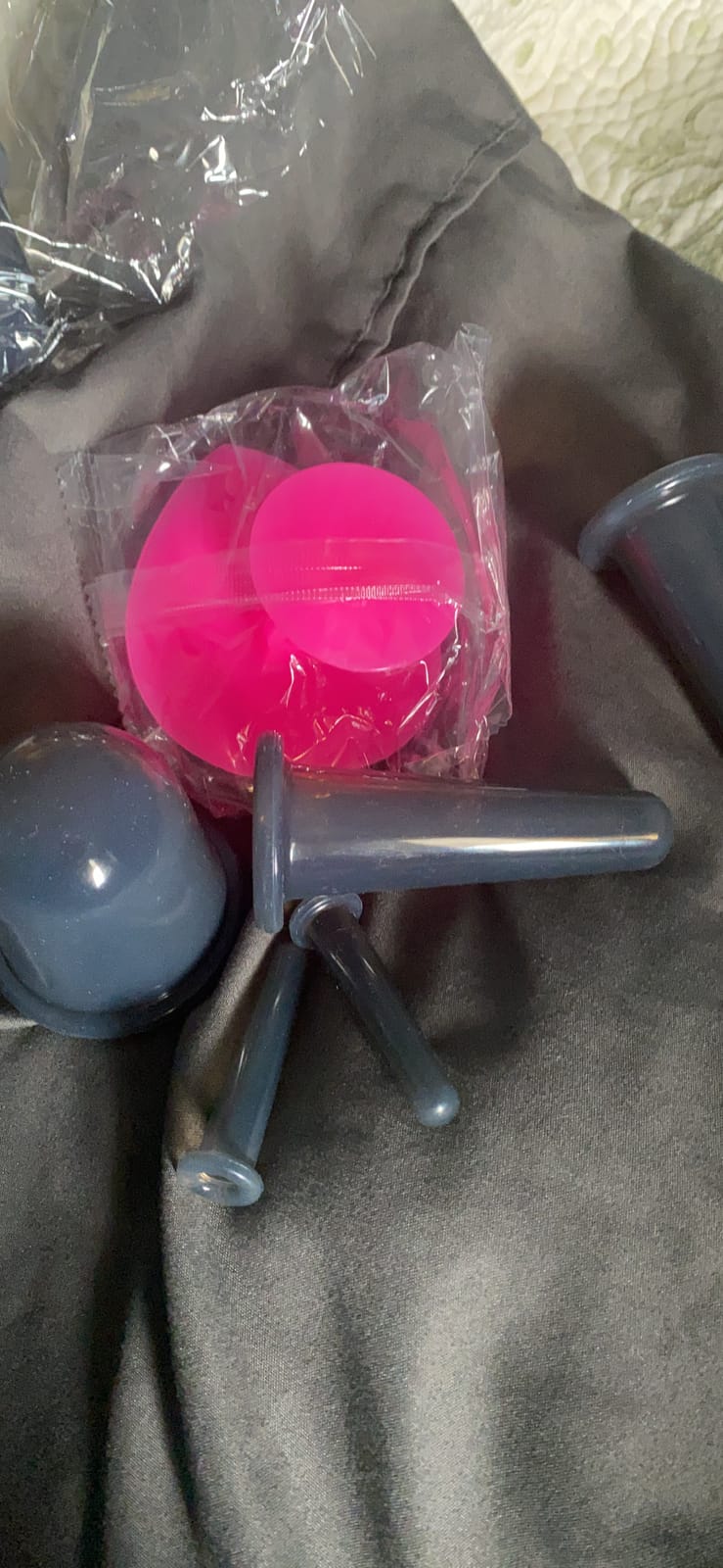 BBTO Silicone Facial Cupping Set, Vacuum Massage Cup Kit - 8 Cups and Exfoliating Brush customer photo 1