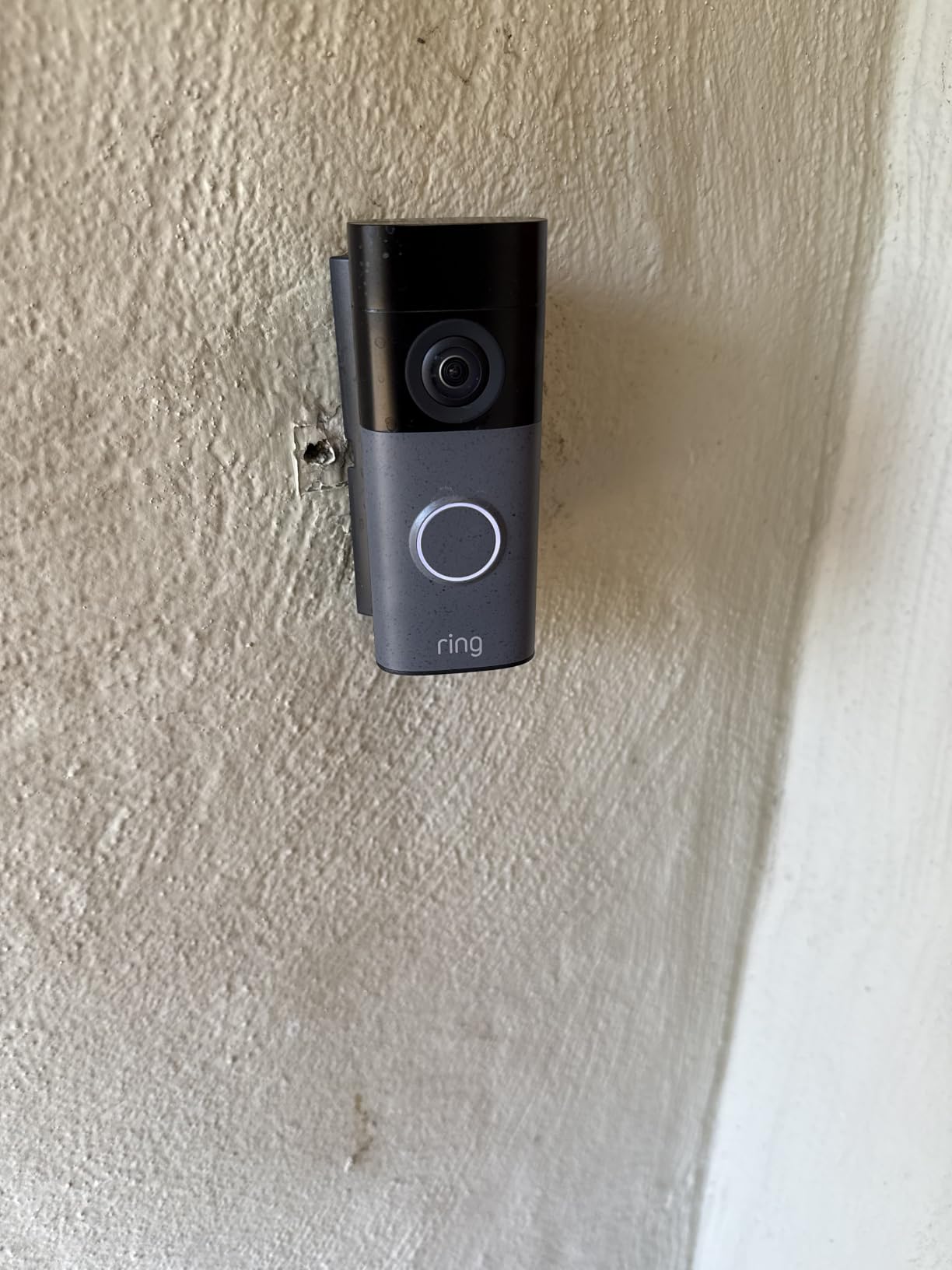Ring Wired Doorbell 2K (newest model), Retinal 2K with wide-angle video, up to 6x Enhanced Zoom, and Two-Way Talk, Speckled Gray customer photo 2
