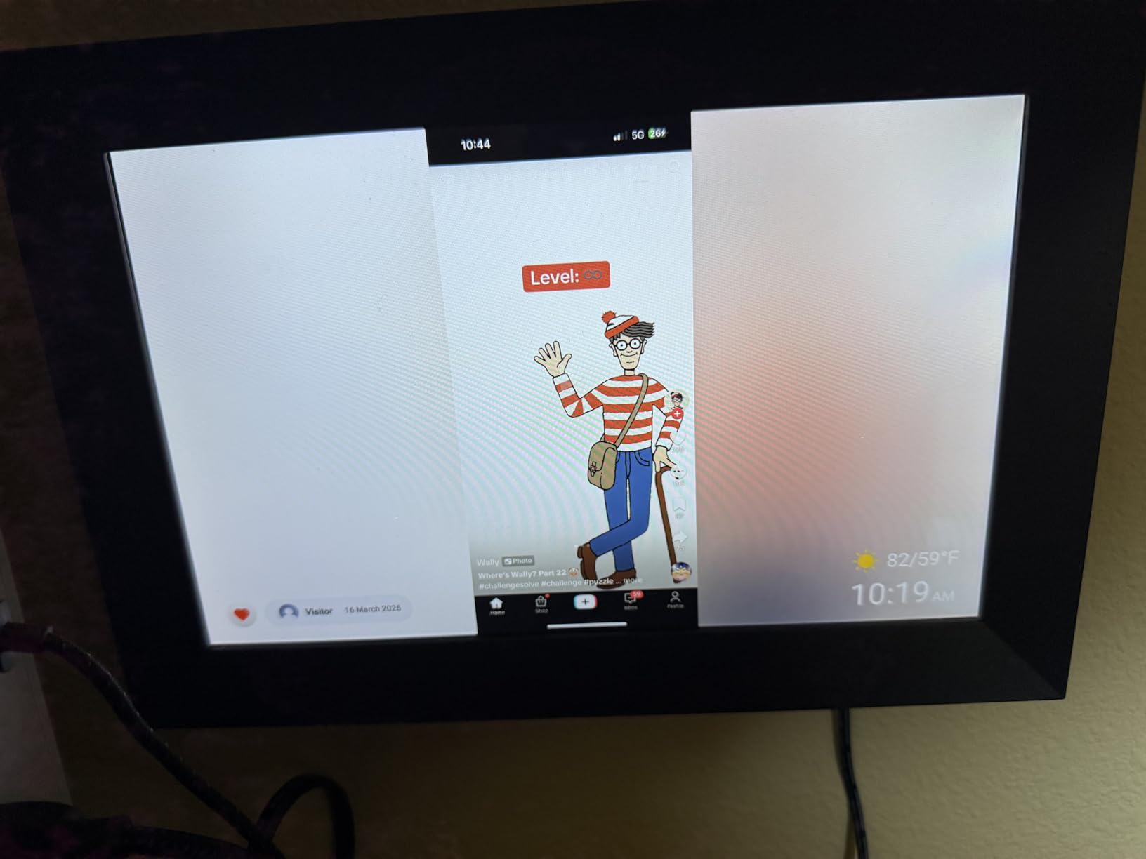 15.6 Inch Large Digital Picture Frame, 32GB WiFi Digital Photo Frame, 1920 * 1080 FHD IPS Touch Screen, Auto-Rotate, Wall-Mounted, Easy to Share Photos via Uhale APP, Gift for Family customer photo 1