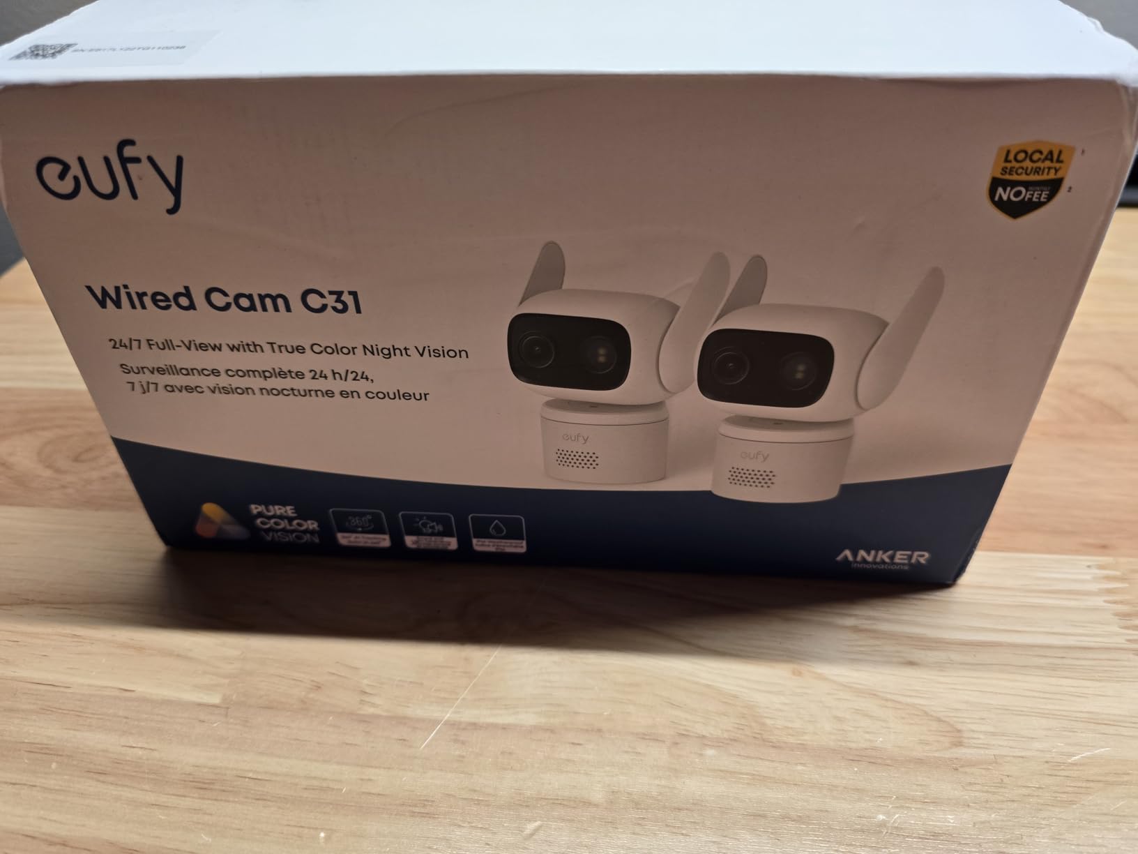 eufy Security Indoor/Outdoor Camera C31(2-Pack), IP66, No Subscription customer photo 1