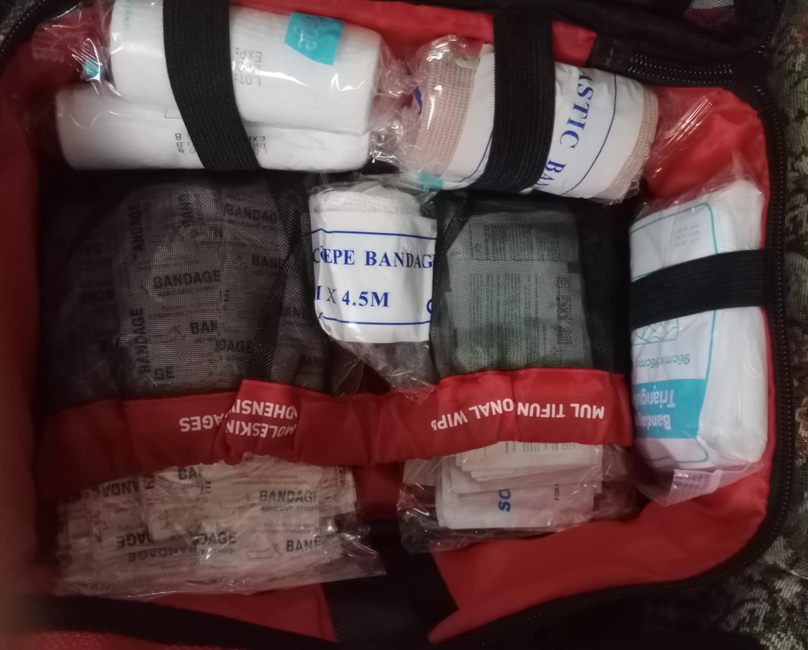 516 Piece First Aid Kit for Car, Travel & Home, FSA Eligible HSA Items - Large Professional Waterproof Compact Labeled Emergency Kit with Molle Shoulder Strap for Camping, Hiking & Survival customer photo 1