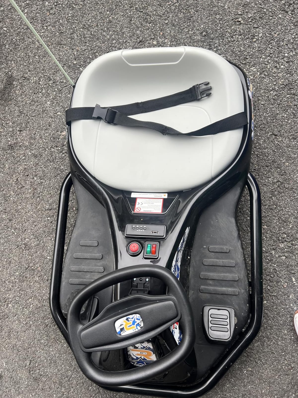 24V Electric Drifting Go Kart for Kids 3+, 360° Spin, LED Wheels customer photo 2