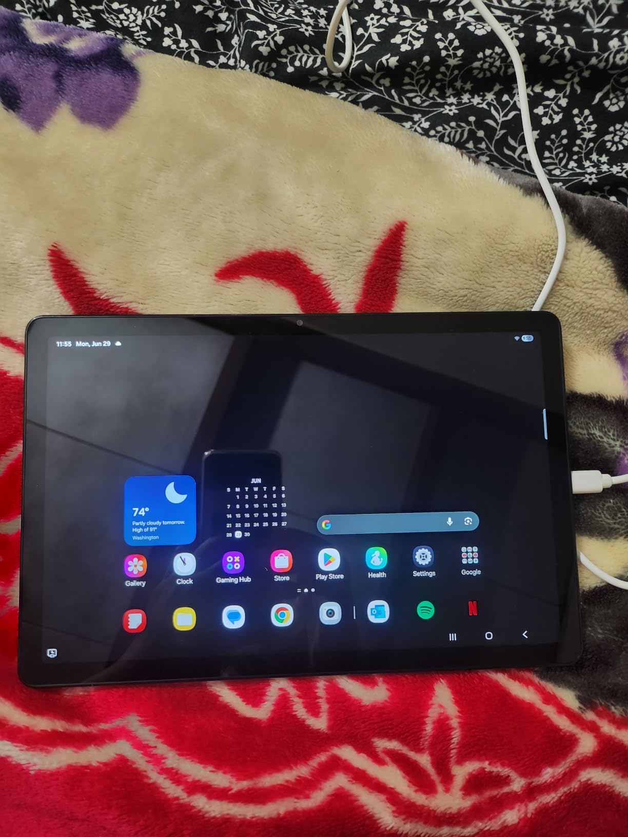 Samsung Galaxy Tab A11+ 6GB RAM, 128GB Storage, Expandable Storage, Gray customer photo 2