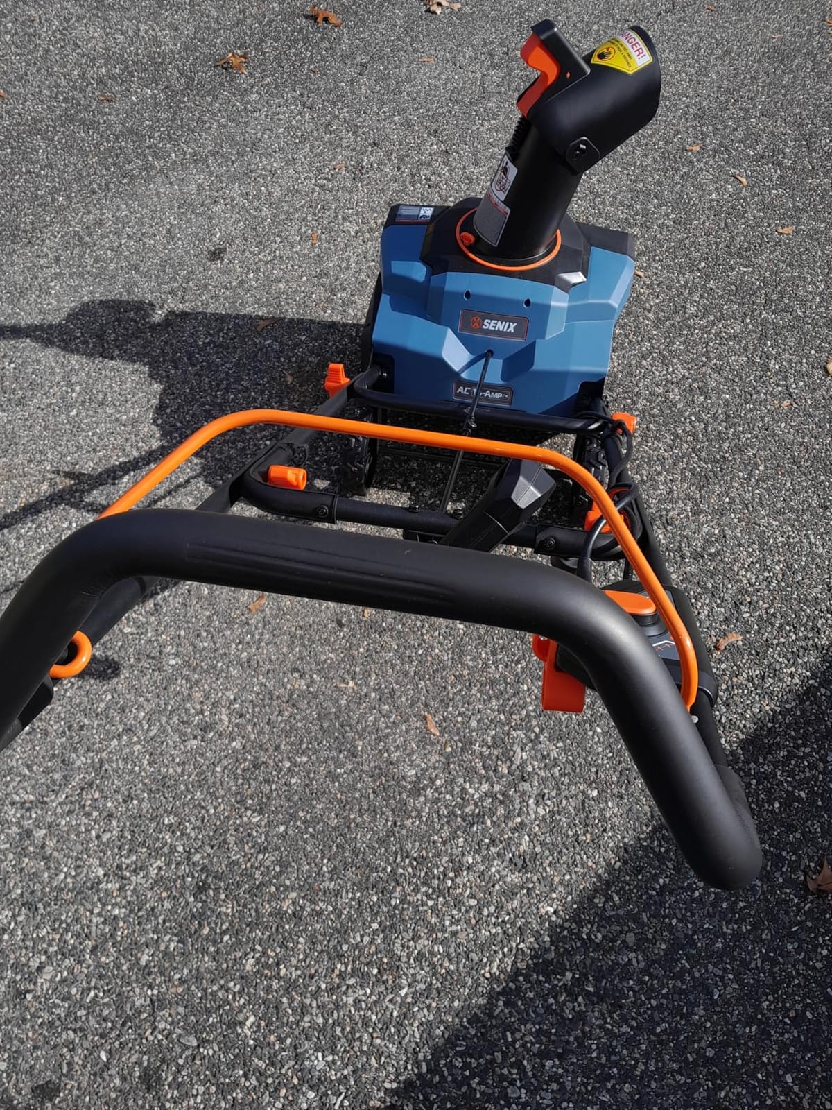 SENIX Corded Snow Blower, 21in, 15Amp, 880lbs/min, 33ft Throw customer photo 2