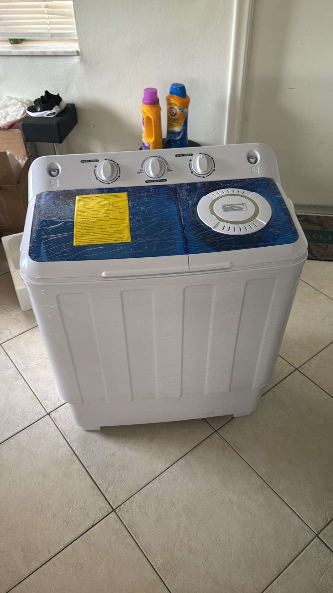 Auertech 48 Lbs Portable Washing Machine, Large Portable Washer for Apartments with 30 Lbs Washer & 18 Lbs Spinner, Clothes Washer Machine with Drain Pump for Apartment, Dormitory and RVs customer photo 2