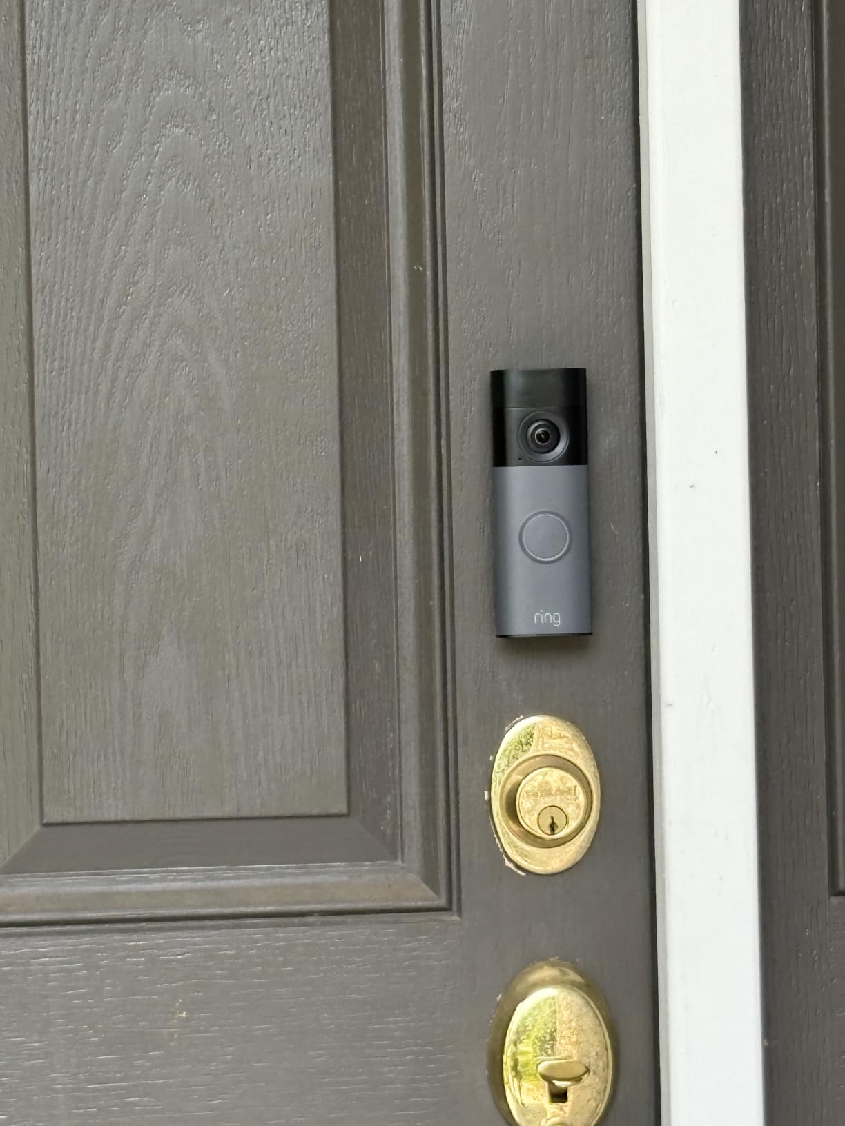 Ring Battery Doorbell 2K (newest model), Retinal 2K with wide-angle video, up to 6x Enhanced Zoom, Two-Way Talk, and Built-In Battery, Speckled White customer photo 1