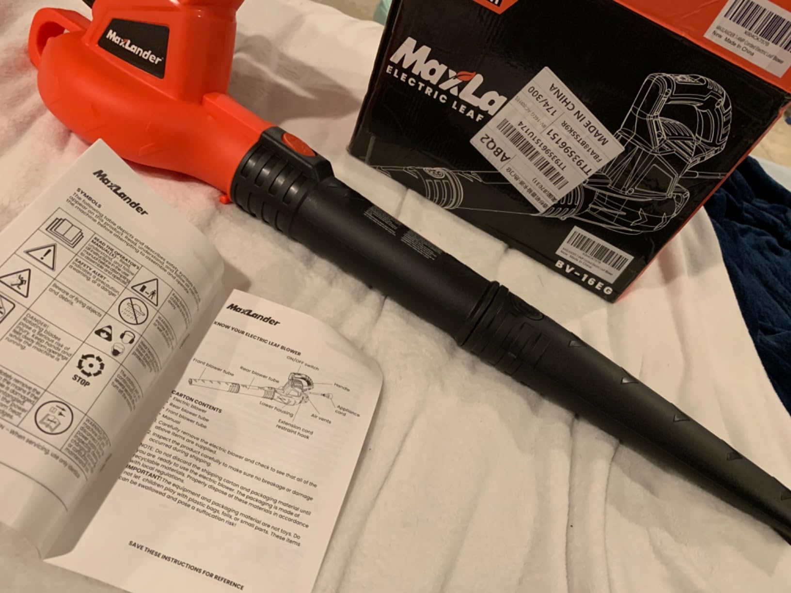MAXLANDER Cordless Leaf Blower Vacuum Mulcher, 3-in-1 Leaf Vacuum with Bag customer photo 1