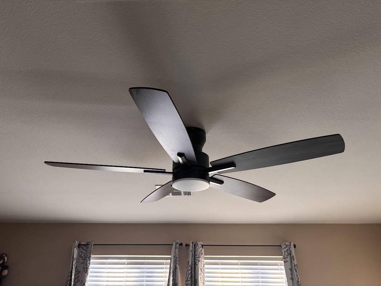 Ohniyou 52'' Low Profile Ceiling Fan No Light, for Indoor/Covered Outdoor customer photo 1