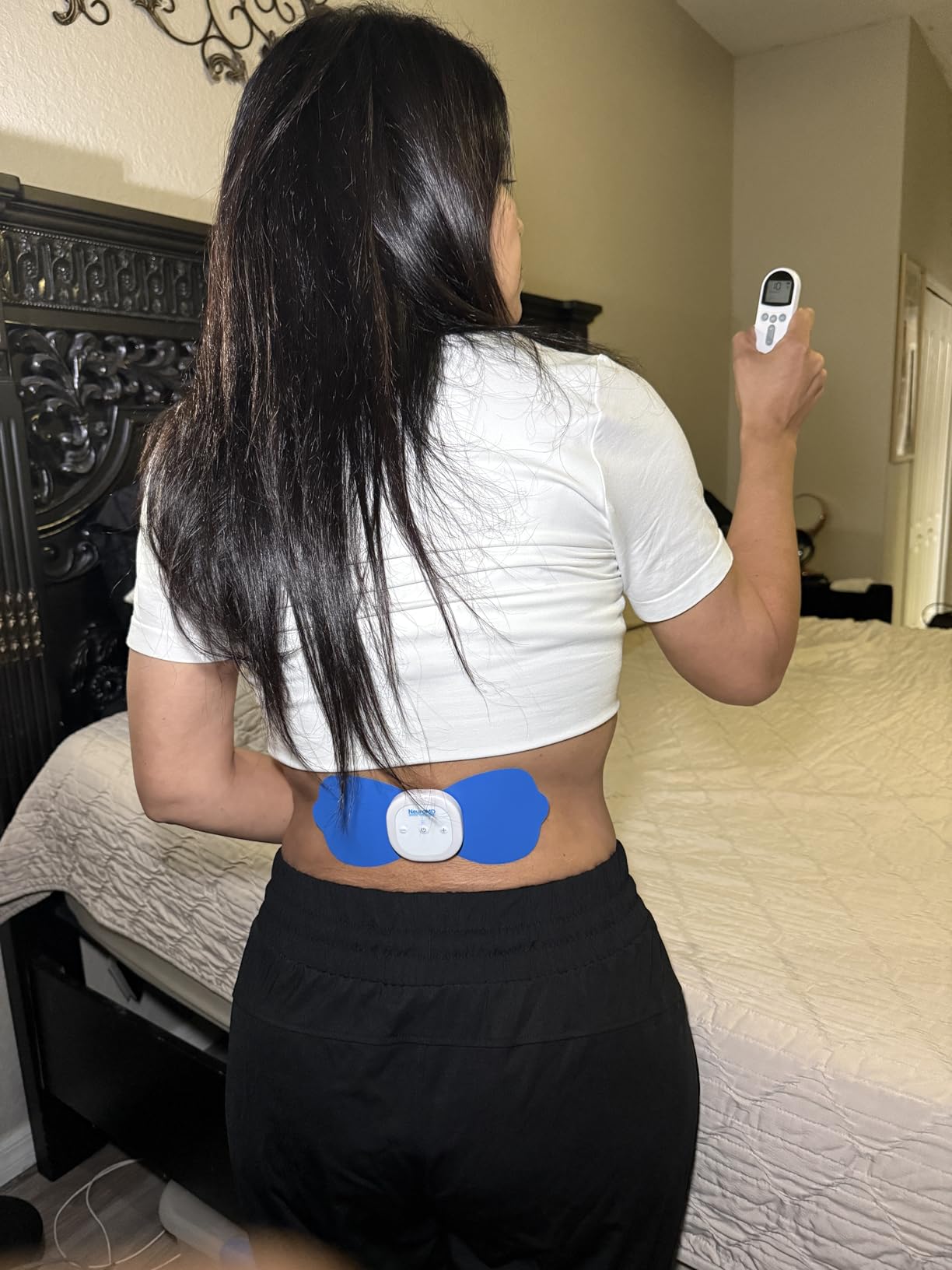 NeuroMD NMES Wireless Muscle Stimulator – Portable Device for Temporary Relief of Pain Due to Sore/Aching Muscles, Model SM9113 customer photo 2