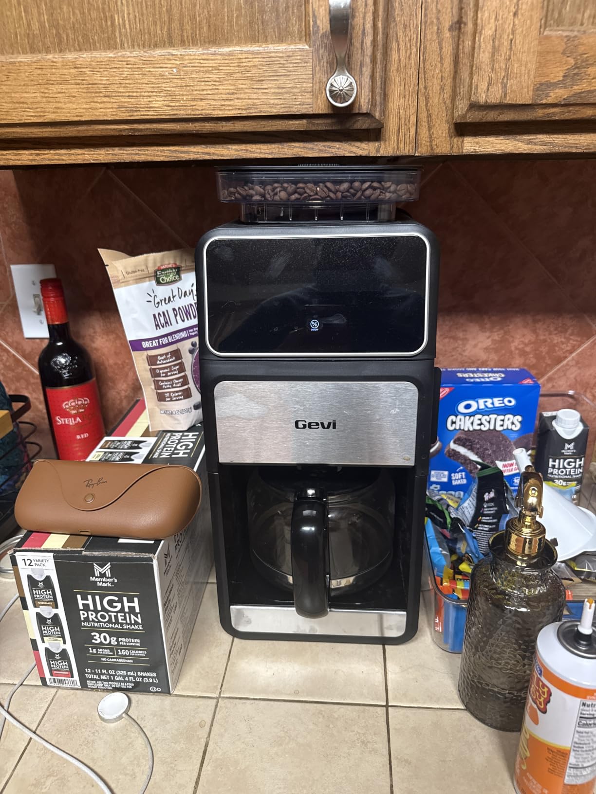 Gevi 10-Cup Grind-And-Brew Drip Coffee Maker with Built-In Burr Grinder customer photo 2