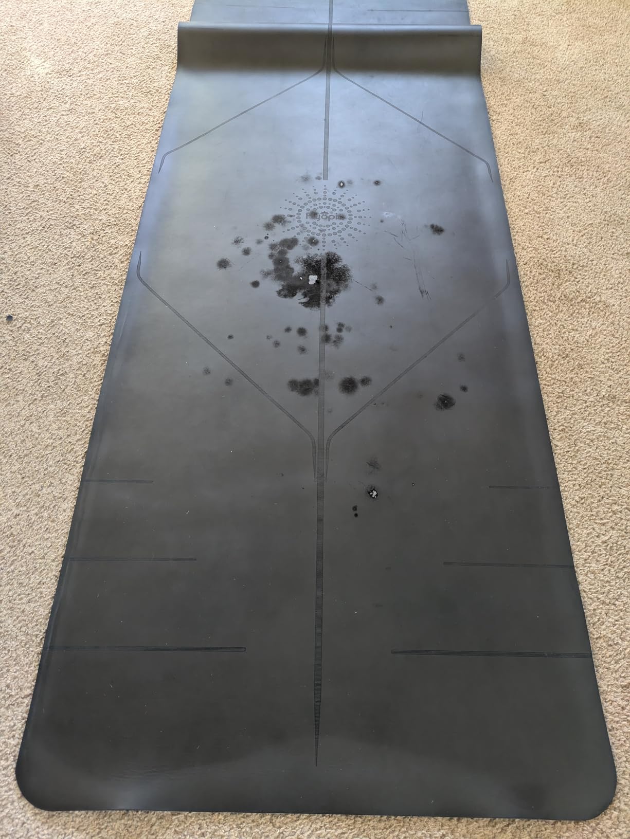 Plyopic Ultra Grip PRO Yoga Mat – EXTREME Non-Slip Performance - Dry & Wet Grip - Smarter Alignment Lines - Comfortable & Sweat Resistant - For Yoga, Pilates & Hot Yoga customer photo 1