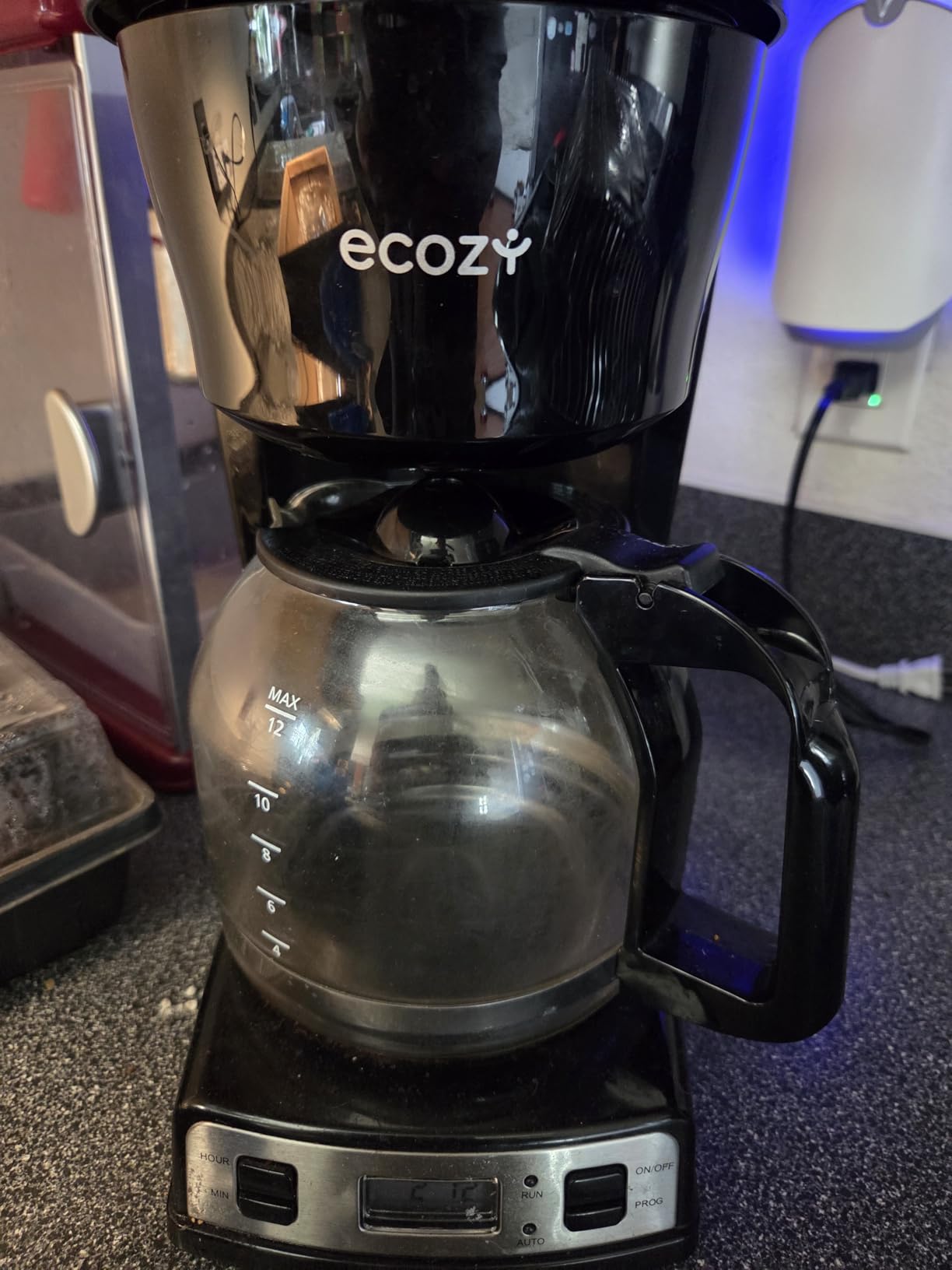 ecozy 12-Cup Drip Coffee Maker with Electric Coffee Grinder Combos customer photo 1