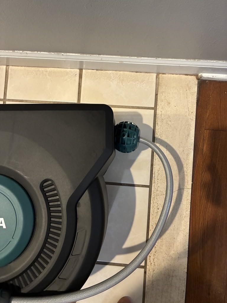 Retractable Garden Hose Reel 1/2 Inch x 100 ft,Automatic Slow Rewind System customer photo 1
