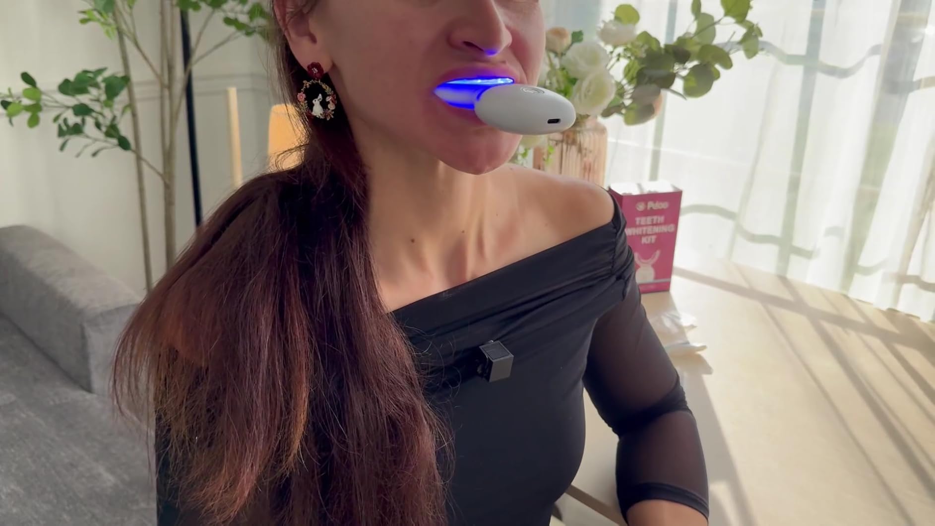 Teeth Whitening Kit with LED Light Tray for Sensitive Teeth, 5 Tooth Whitening Pen Gel Pain Free and Enamel Safe, Teeth Whitener at Home Up to 1-9 Shades Whiter in 1-2 Weeks customer photo 2