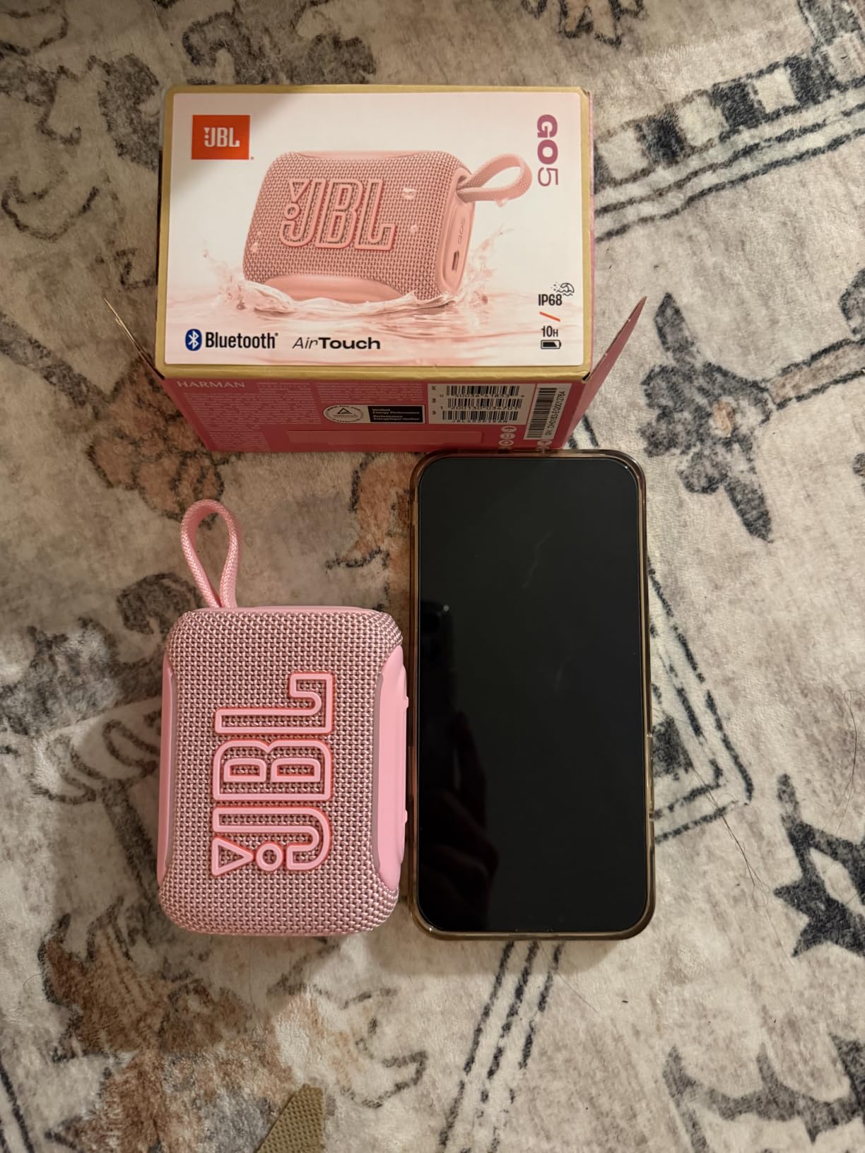 JBL Go 5 Portable Bluetooth Speaker, Waterproof and Dustproof - Purple customer photo 1