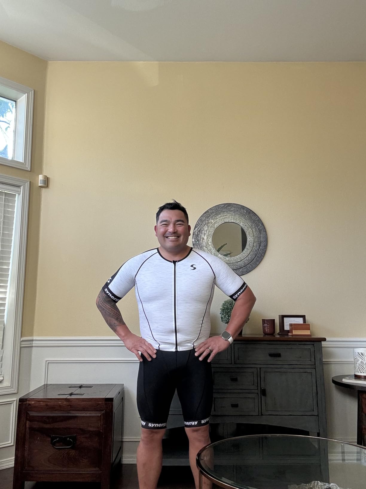 Synergy Triathlon Tri Suit - Men's Pro Short Sleeve Trisuit customer photo 1