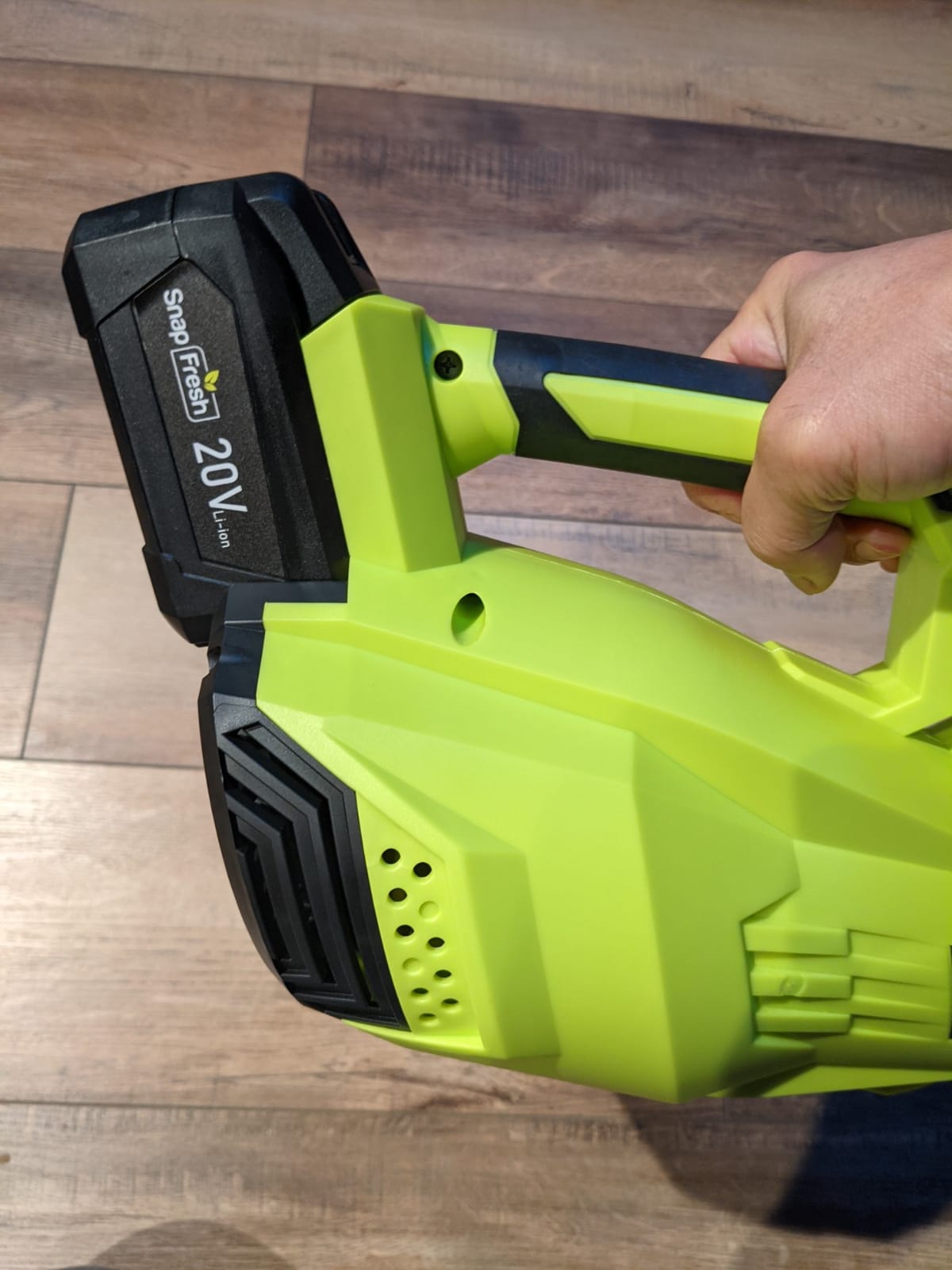 SnapFresh Cordless Leaf Blower, 2 in 1 Leaf Vacuum Mulcher customer photo 2