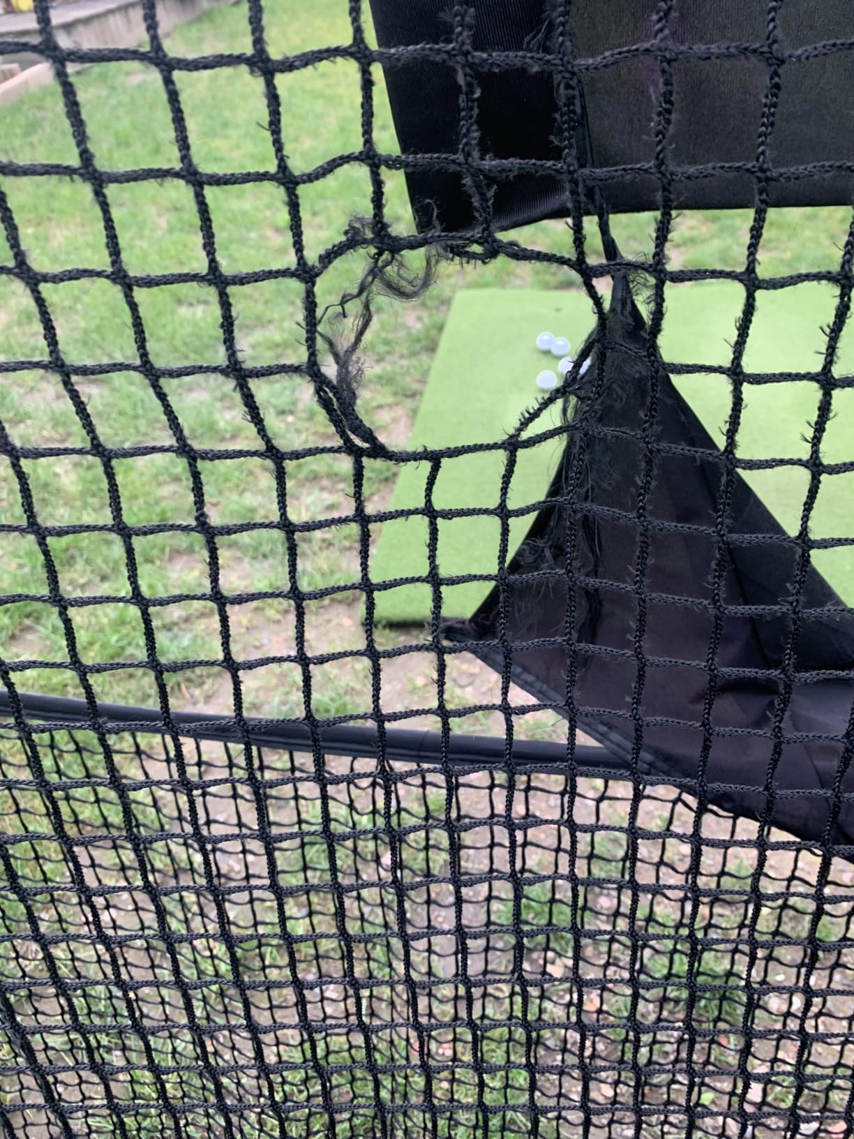 Haokelball Golf Practice Net 10x8FT Driving Hitting Net & Simulator Cage customer photo 1