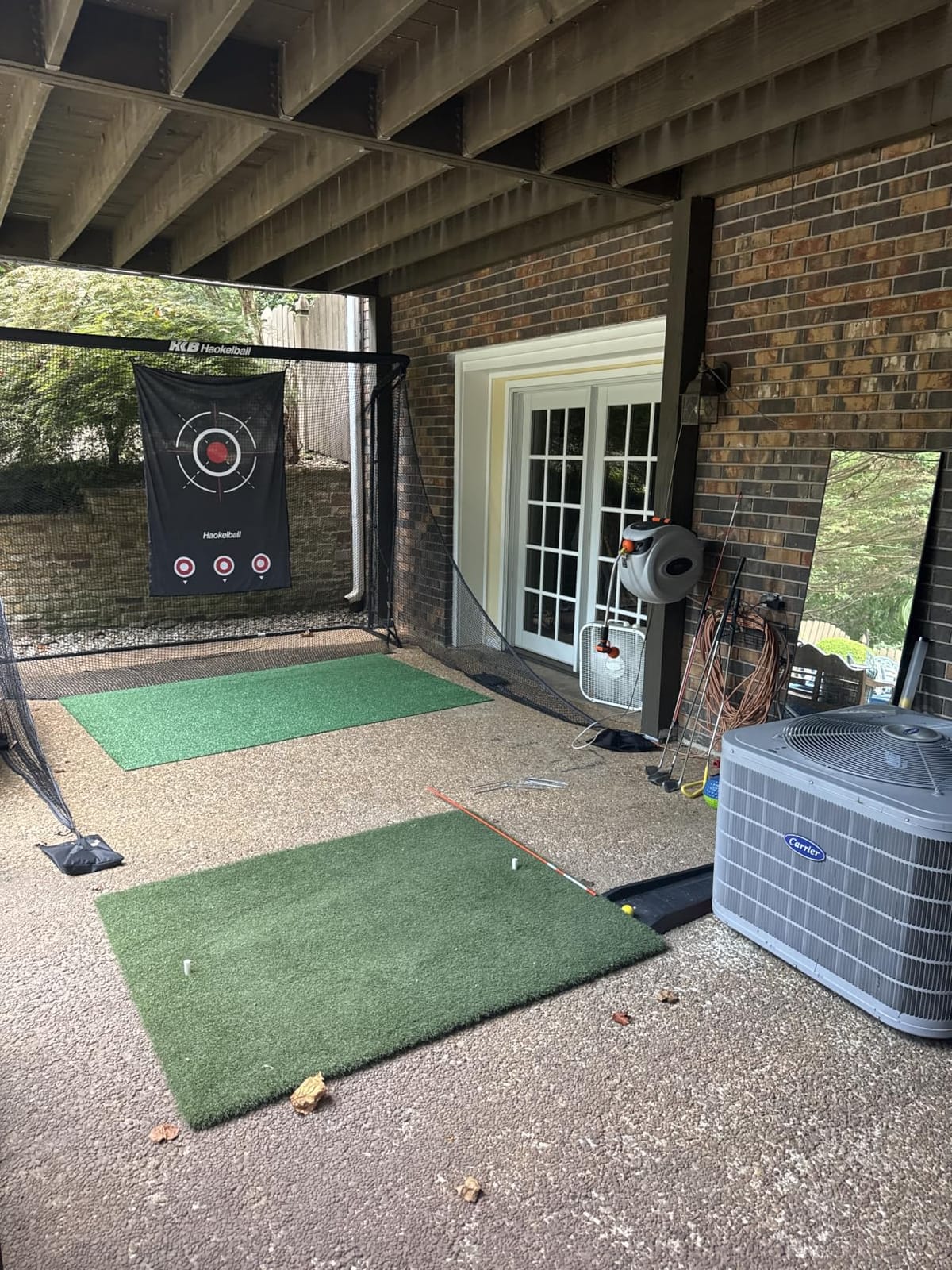 Haokelball Golf Practice Net 10x8FT Driving Hitting Net & Simulator Cage customer photo 2
