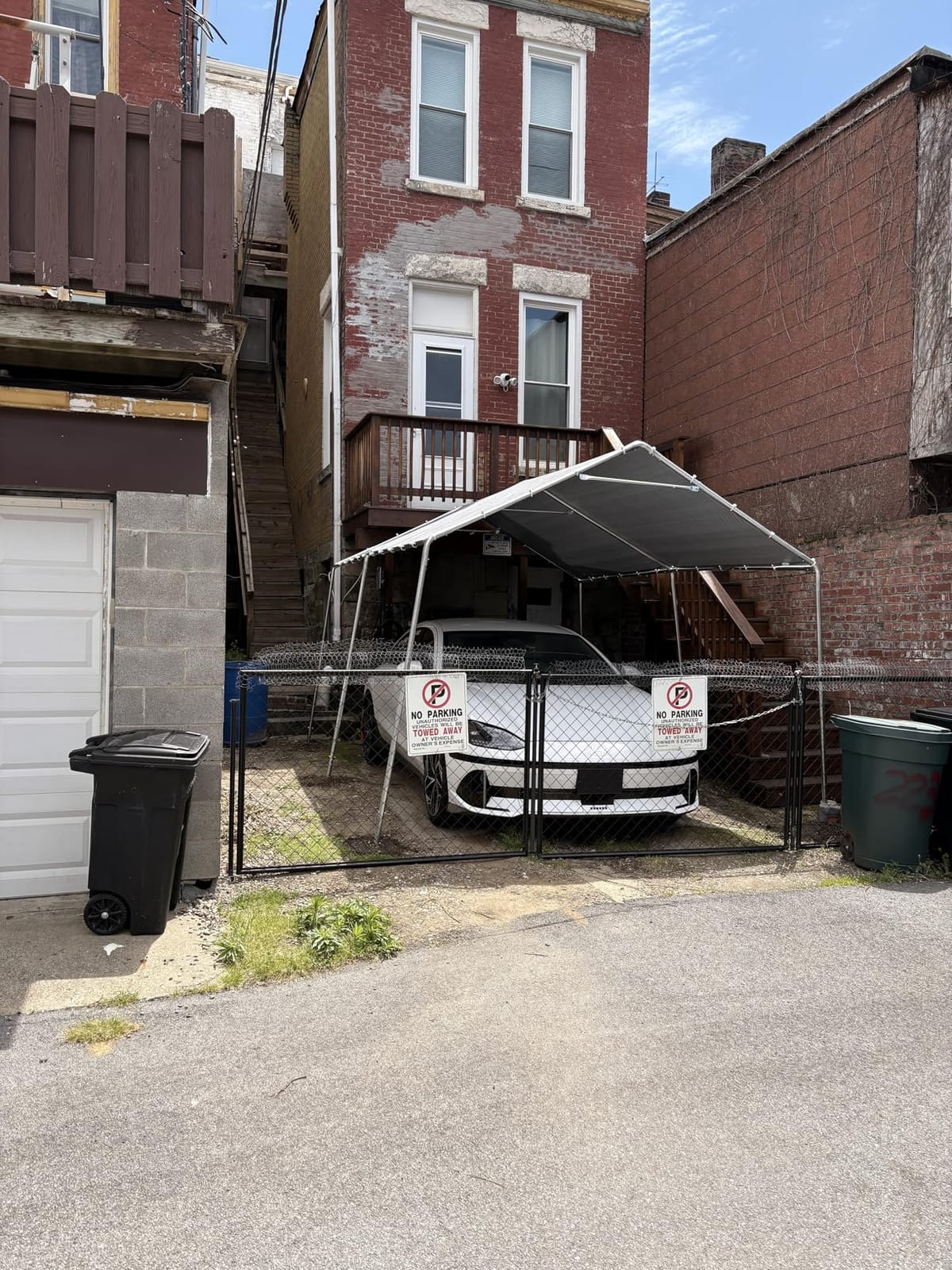 Aoxun 10x20 Carport Heavy Duty Carport Potable Car Canopy Garage, White customer photo 1