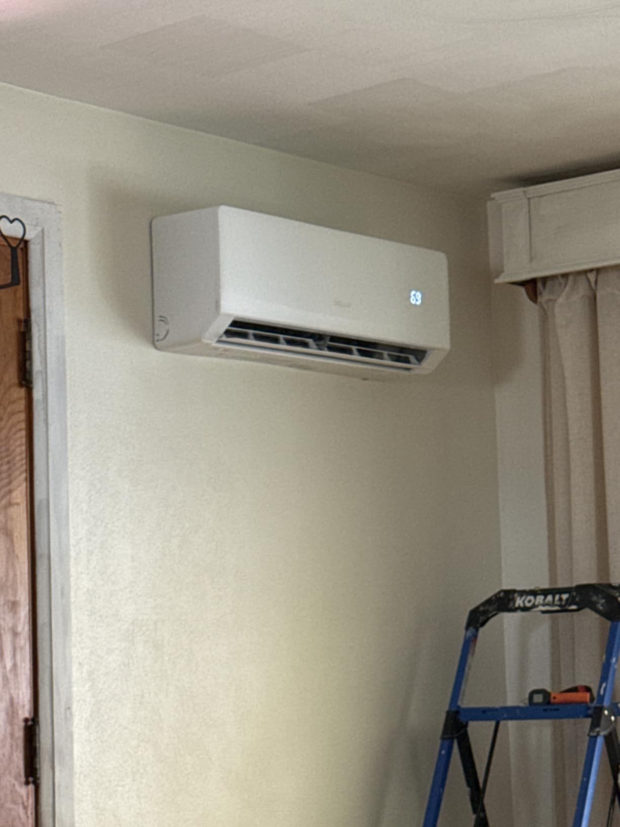 DELLA Serena Series 9800 BTU Mini Split AC, Energy Star 22 SEER2 115V, 0.82 Ton Inverter Heat Pump Ductless AC System for Rooms up to 400 Sq.Ft, WiFi & Alexa Control, Pre-Charged, 16.4ft Install Kit customer photo 1
