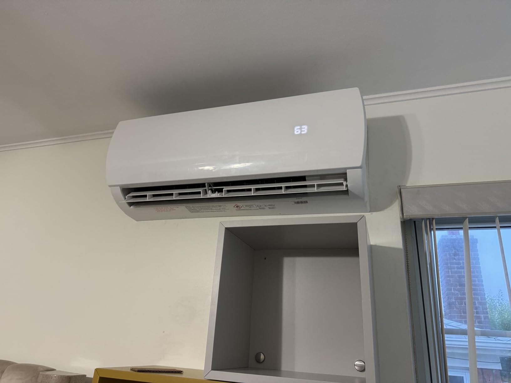 Tehanld Mini Split Ac/Heating System - Upgraded 12000 BTU Mini Split Air Conditioner with Heat Pump, 19 SEER2 115V Energy Efficient AC Unit Up to 750 Sq.Ft, Complete Installation Kit customer photo 1