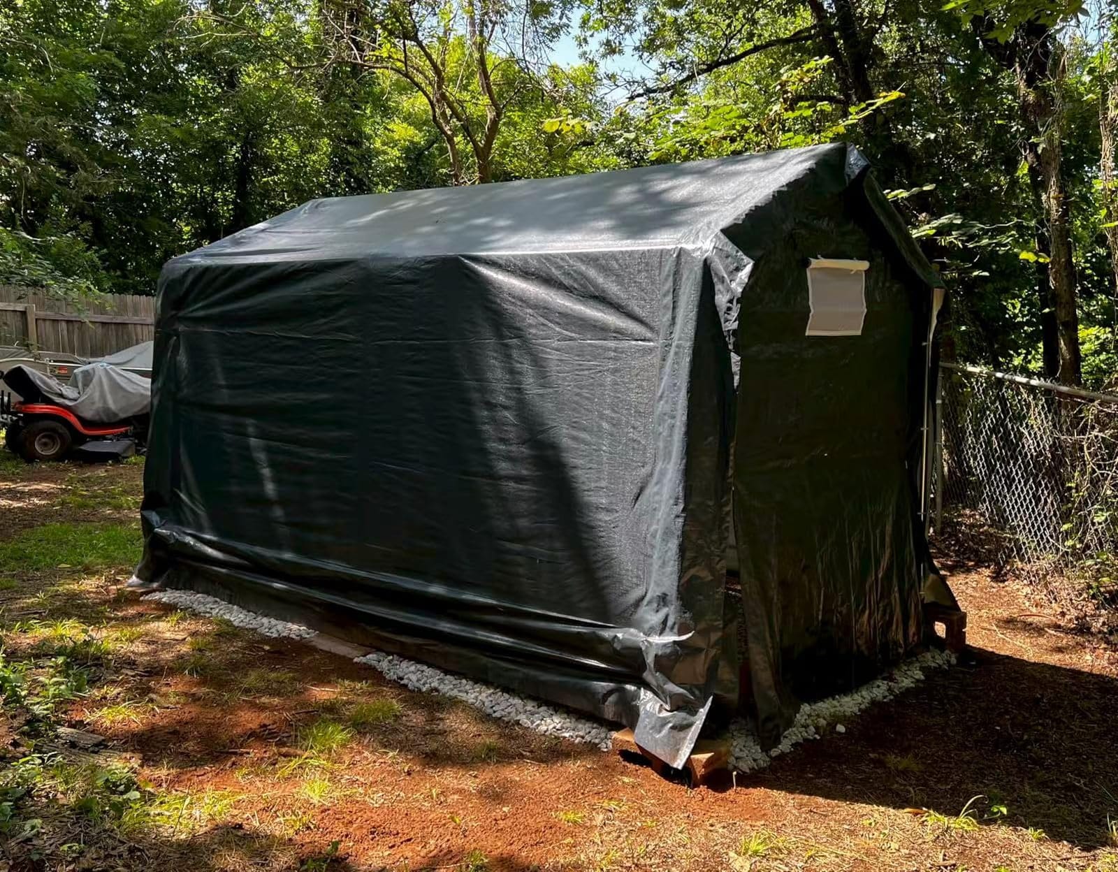 PHI VILLA 13x24ft Portable Garage Carport, Car Tents Storage Shed Canopy customer photo 1