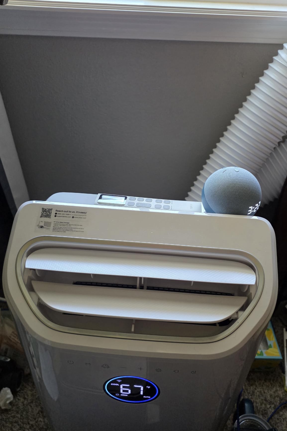 DREO Inverter Portable Air Conditioners,High Efficiency,14000 BTU Dual-Hose customer photo 2