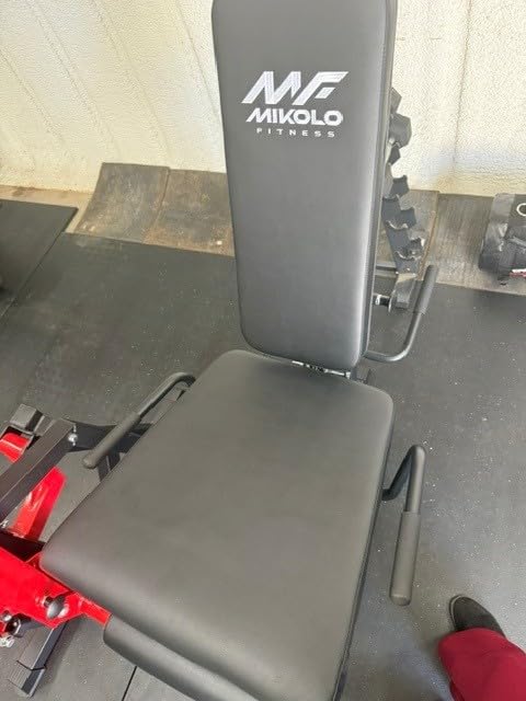 Mikolo Leg Extension and Curl Machine, Adjustable Leg Curl Machine for Home Gym, Seated Leg Extension and Lying Leg Curl Machine, Leg Workout Equipment with 1:1 Resistance System customer photo 1