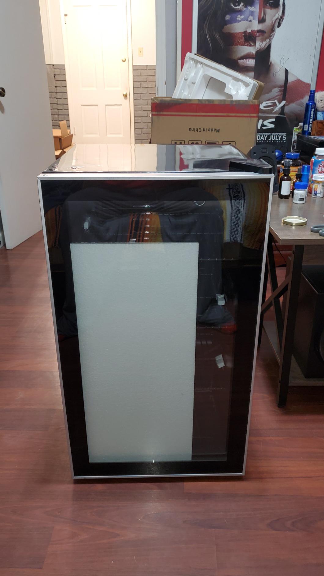 Antarctic Star Wine Cooler Beverage Refrigerator Mini Fridge 1.7 cu.ft customer photo 2