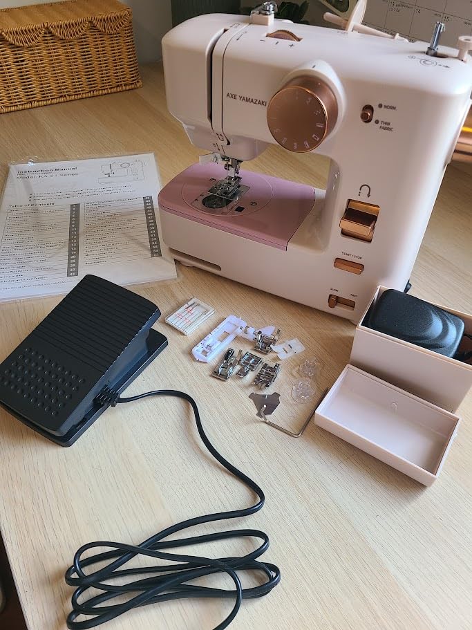 AXE YAMAZAKI KA-01 Sewing Machine | Small Portable, Super Lightweight, Designed in JAPAN, Great for Travel & On-the-Go customer photo 1