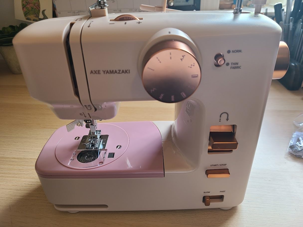 AXE YAMAZAKI KA-01 Sewing Machine | Small Portable, Super Lightweight, Designed in JAPAN, Great for Travel & On-the-Go customer photo 2