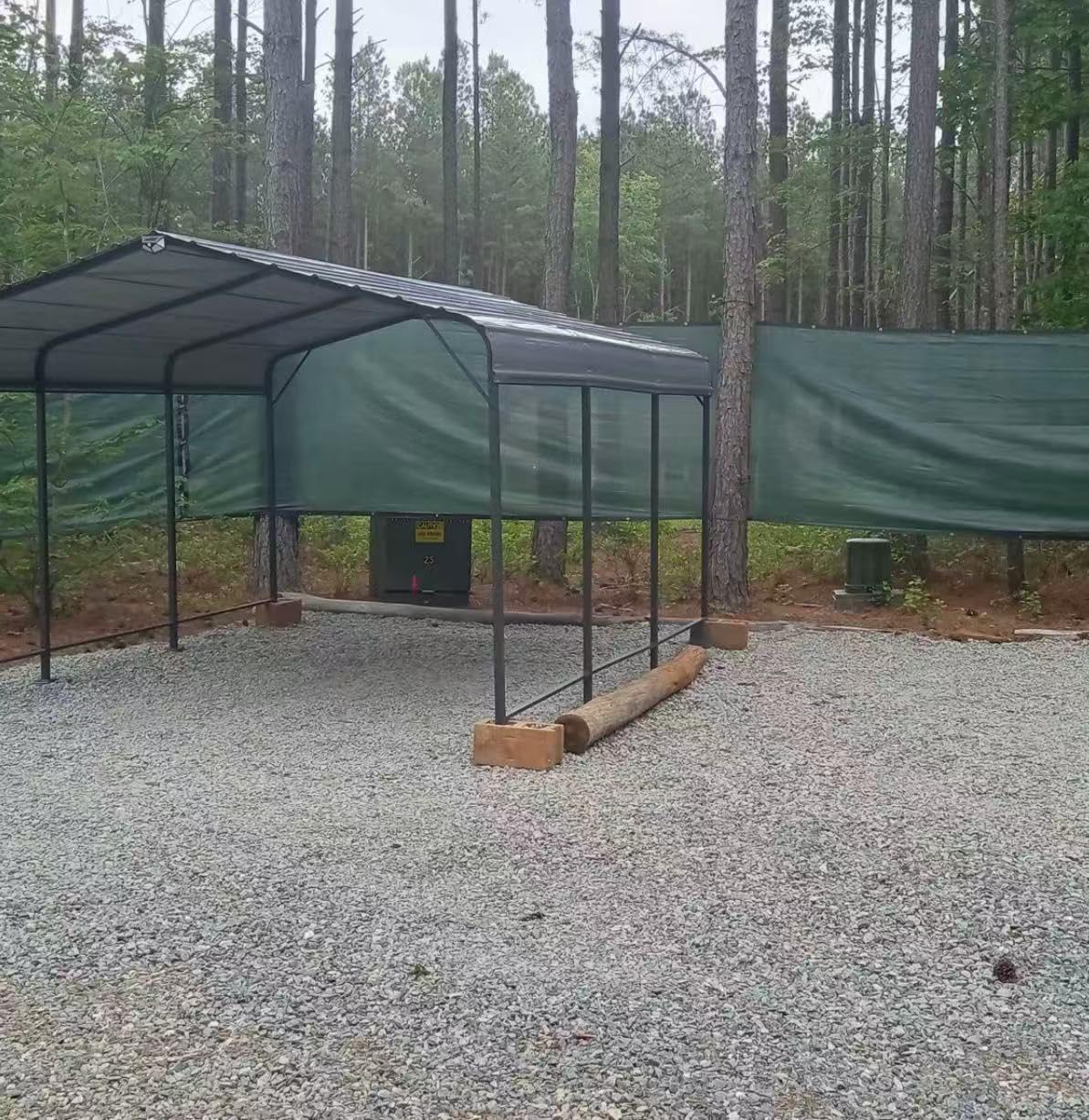 AirWire 20x20 FT Metal Carport Canopy with Reinforced Base customer photo 1