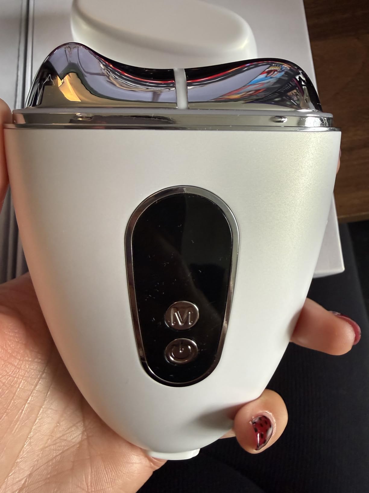 Electric Gua Sha Facial Tool Device,Heat Cold Face Neck Sculpting Depuffing customer photo 2