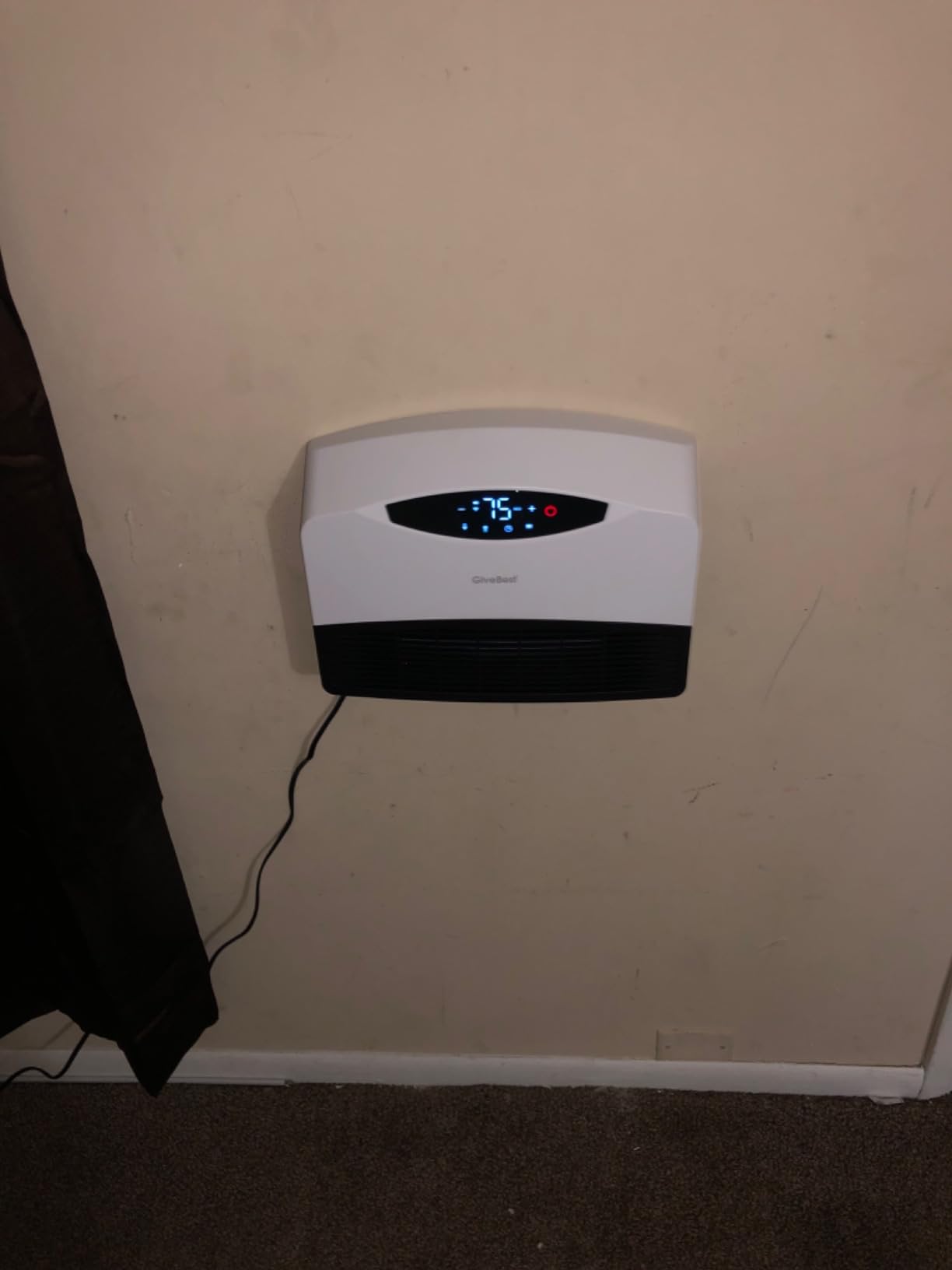 GiveBest Smart Wall Heater, 1500W Electric Space Heater for Indoor Use customer photo 1