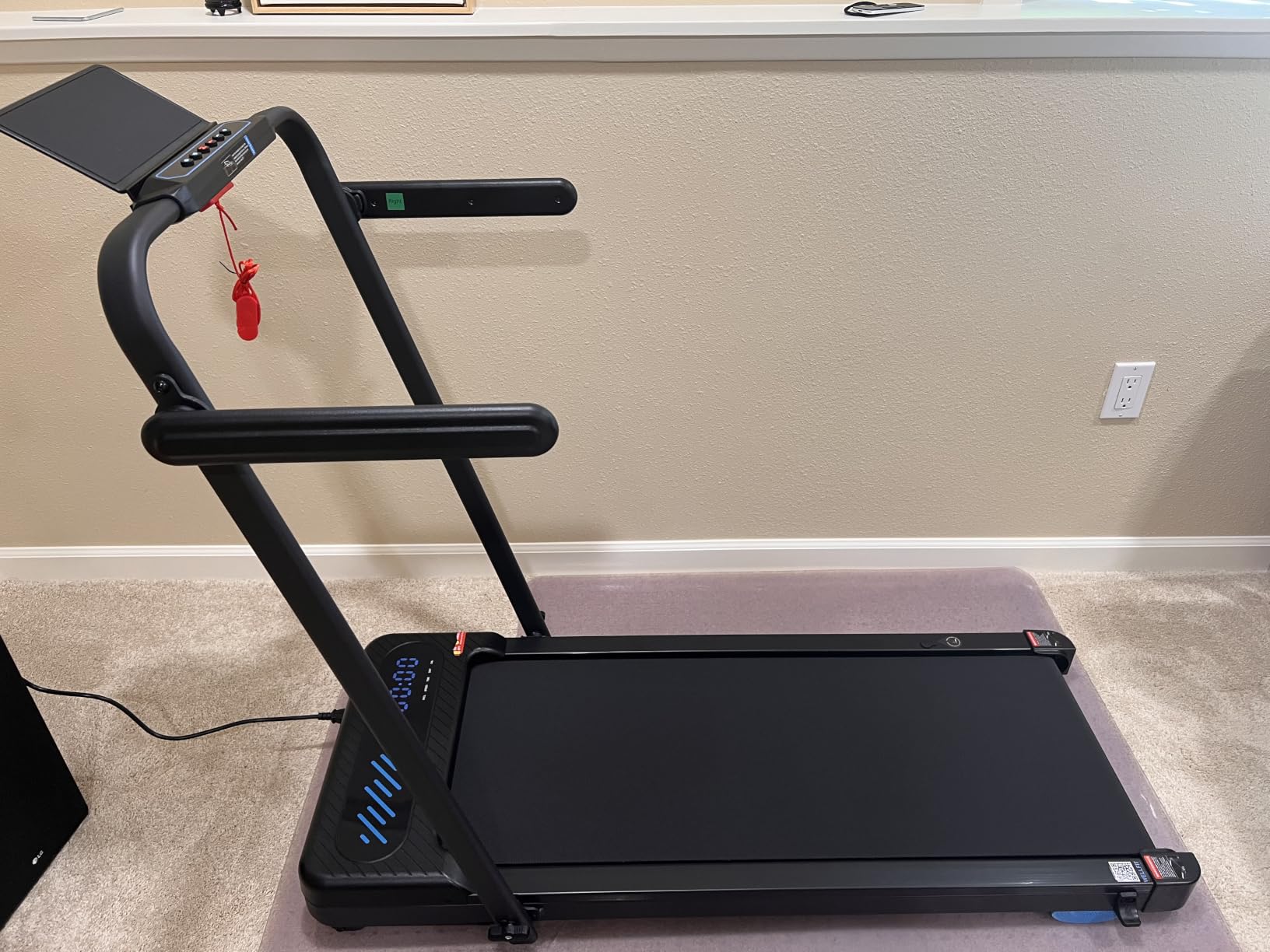 Cardirun Walking Pad with 12% Auto Incline & Handle Bar, Foldable Treadmill customer photo 1
