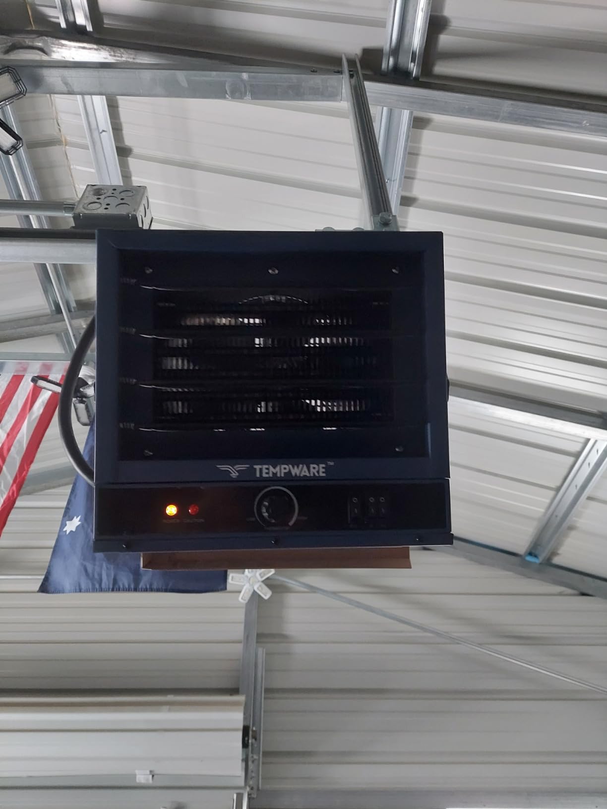TEMPWARE 7500W Electric Garage Heater, 240V Hardwired Heater, 2026 Upgraded customer photo 1