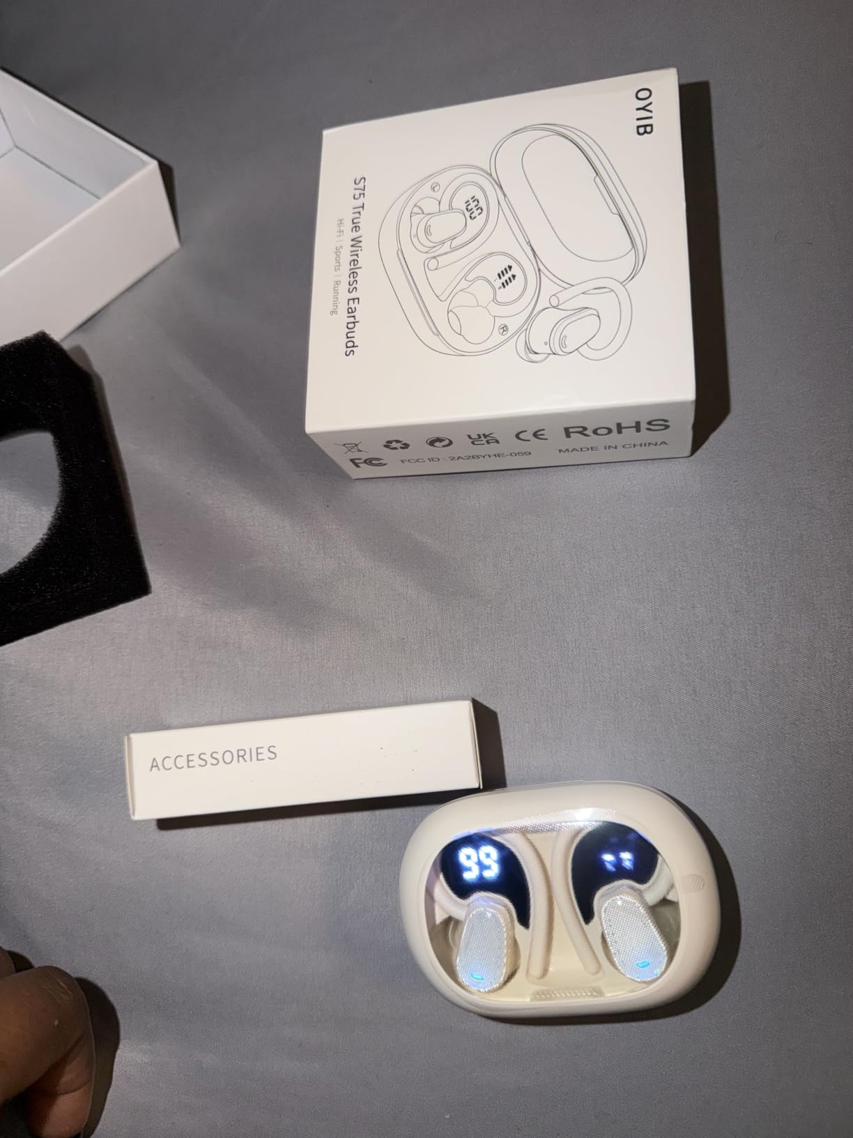 Wireless Earbuds Bluetooth 5.4, 50H Playtime Sport Earphones with Earhooks customer photo 1