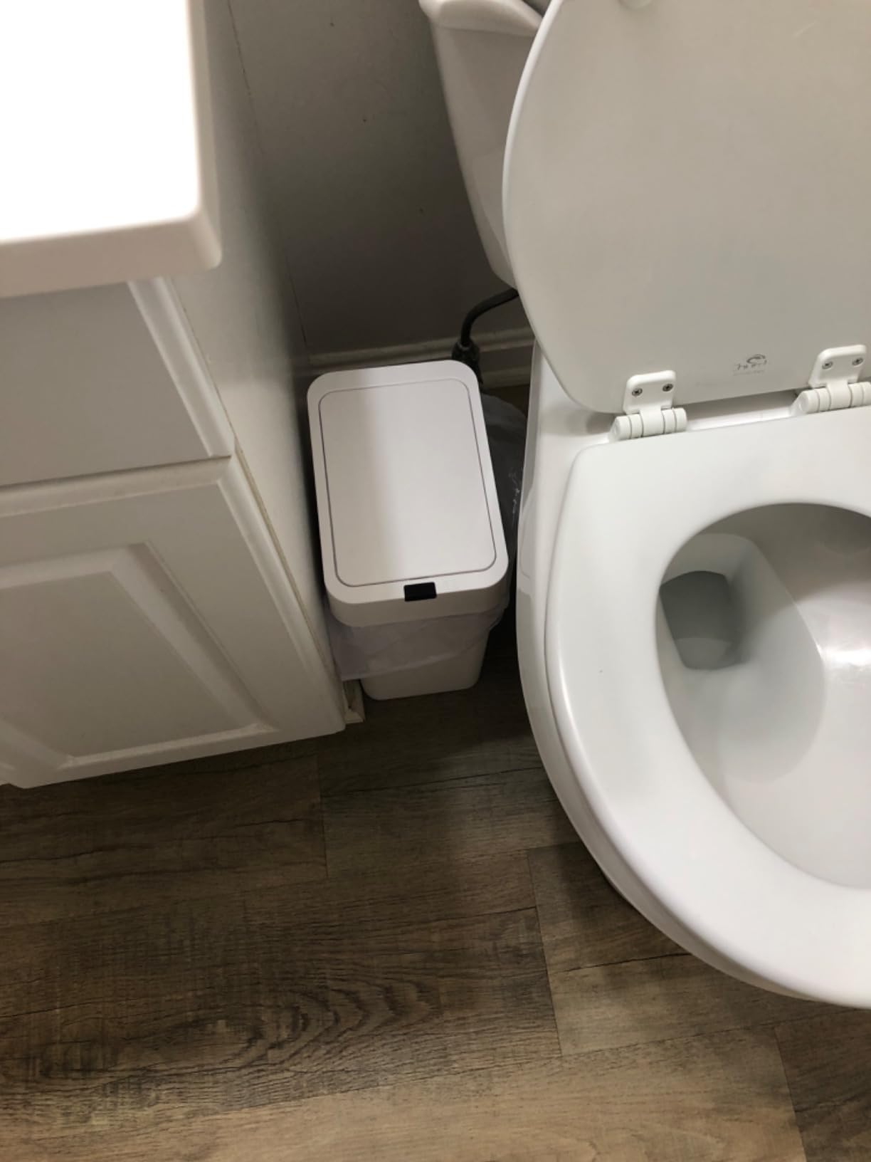 13.2 Gallon Automatic Kitchen Trash Can,Touchless Sensor Garbage Can,Silver customer photo 1